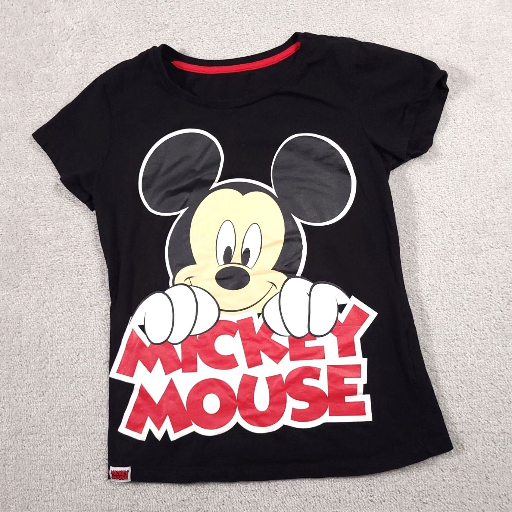 Disney Disney T-Shirt Women's Small Mickey Mouse Graphic Short Sleeve Pajama Top FLAW Size S / US 4 / IT 40 - 2 Thumbnail