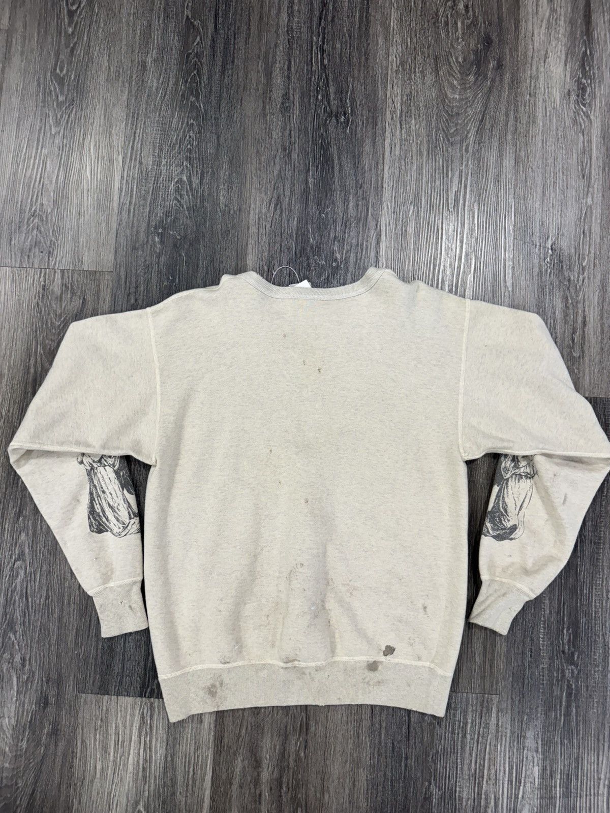 Saint Michael Saint MXXX Aries Distressed Sweatshirt Size US M / EU 48-50 / 2 - 2 Thumbnail