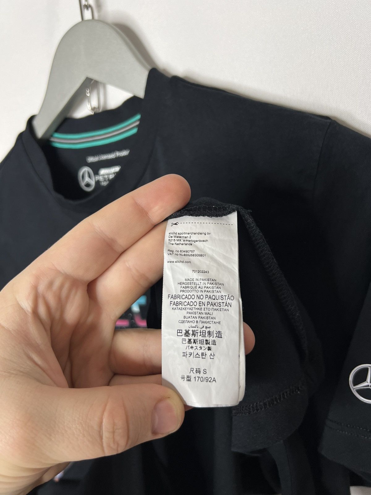 Mercedes-Benz Mercedes AMG Petronas Formula 1 Team Tee T-Shirt Racing Size US S / EU 44-46 / 1 - 8 Thumbnail