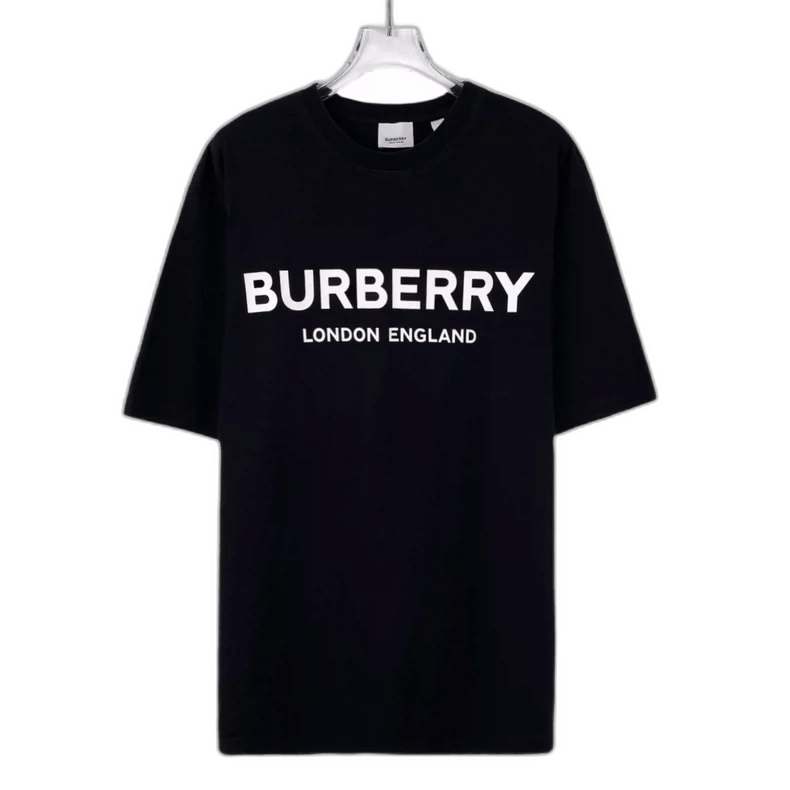 Burberry Burberry Black Logo Cotton Crew Neck T-shirt Size US M / EU 48-50 / 2 - 1 Thumbnail