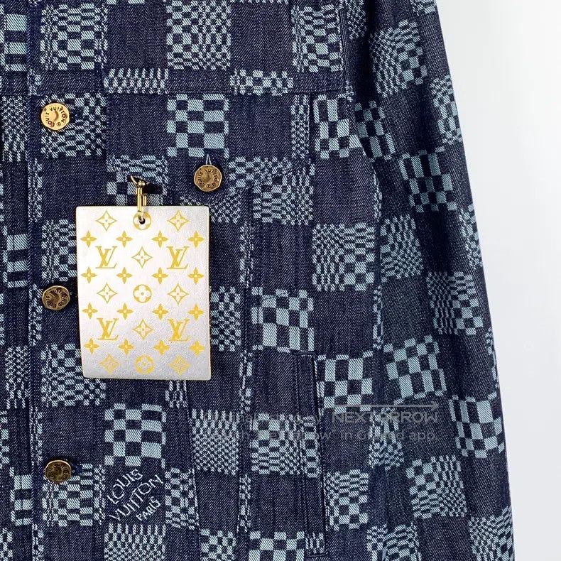 Louis Vuitton Louis Vuitton 23 Dark Blue Checker Cotton Lapel Single Bre Size US S / EU 44-46 / 1 - 4 Thumbnail