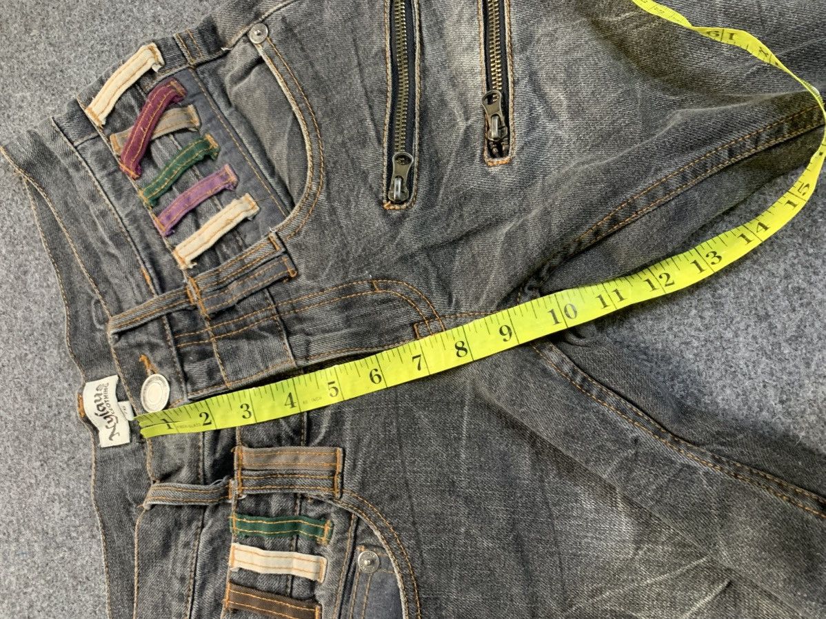 If Six Was Nine Flare laces jeans nylaus double waist japanese style 30x31 Size US 30 / EU 46 - 10 Thumbnail