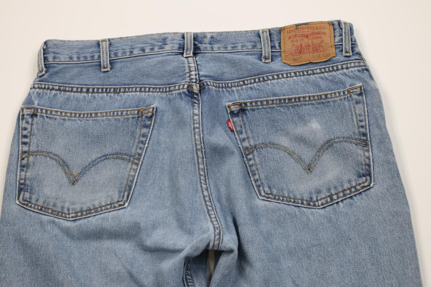Levi's Vintage Y2K 2003 Levis 505 Regular Straight Leg Denim Jeans Size US 38 / EU 54 - 14 Thumbnail