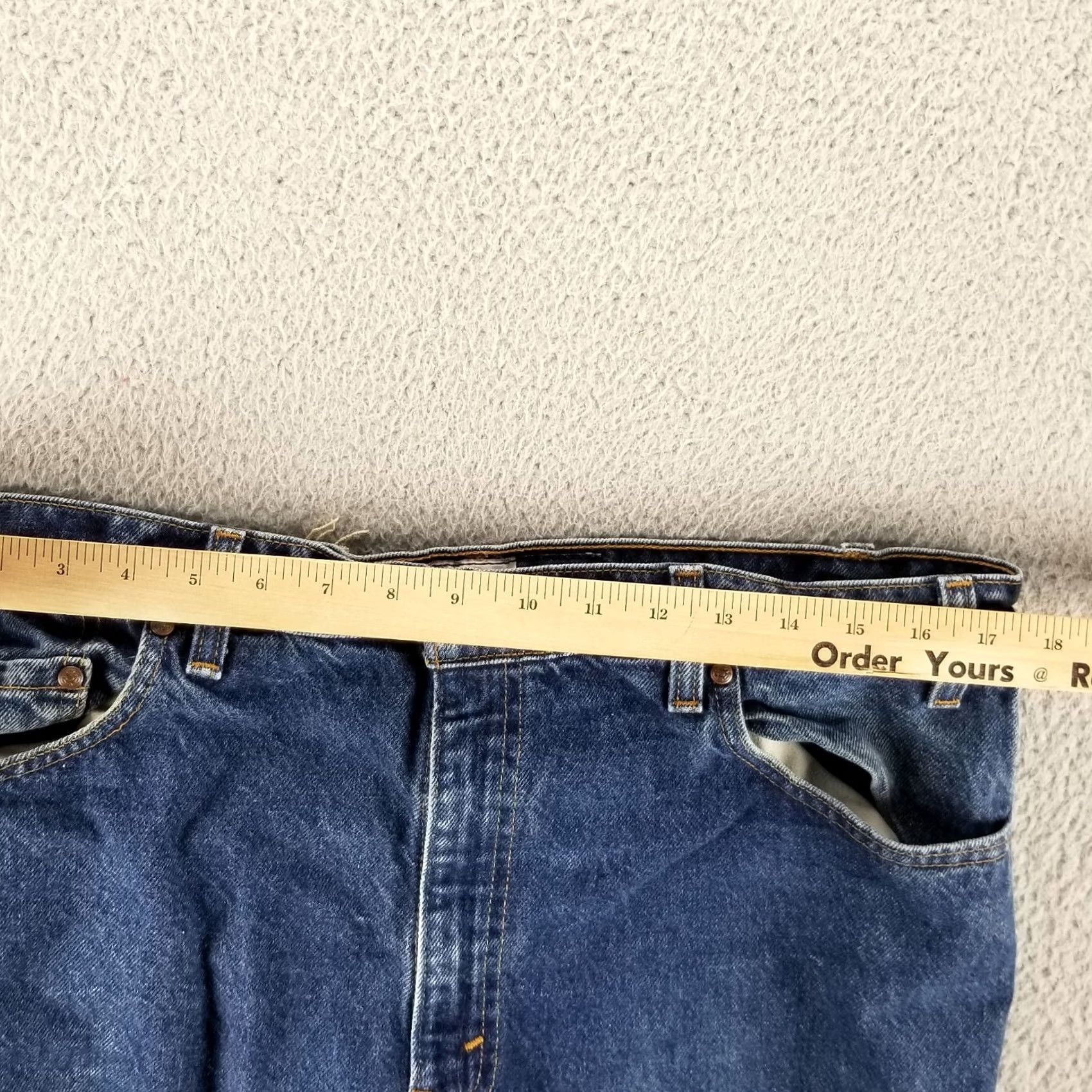 Levi's Vintage Levi's 540 Orange Tag Signature Relaxed Fit Jeans USA 1996 34x29 Mens Jeans Size US 34 / EU 50 - 5 Thumbnail