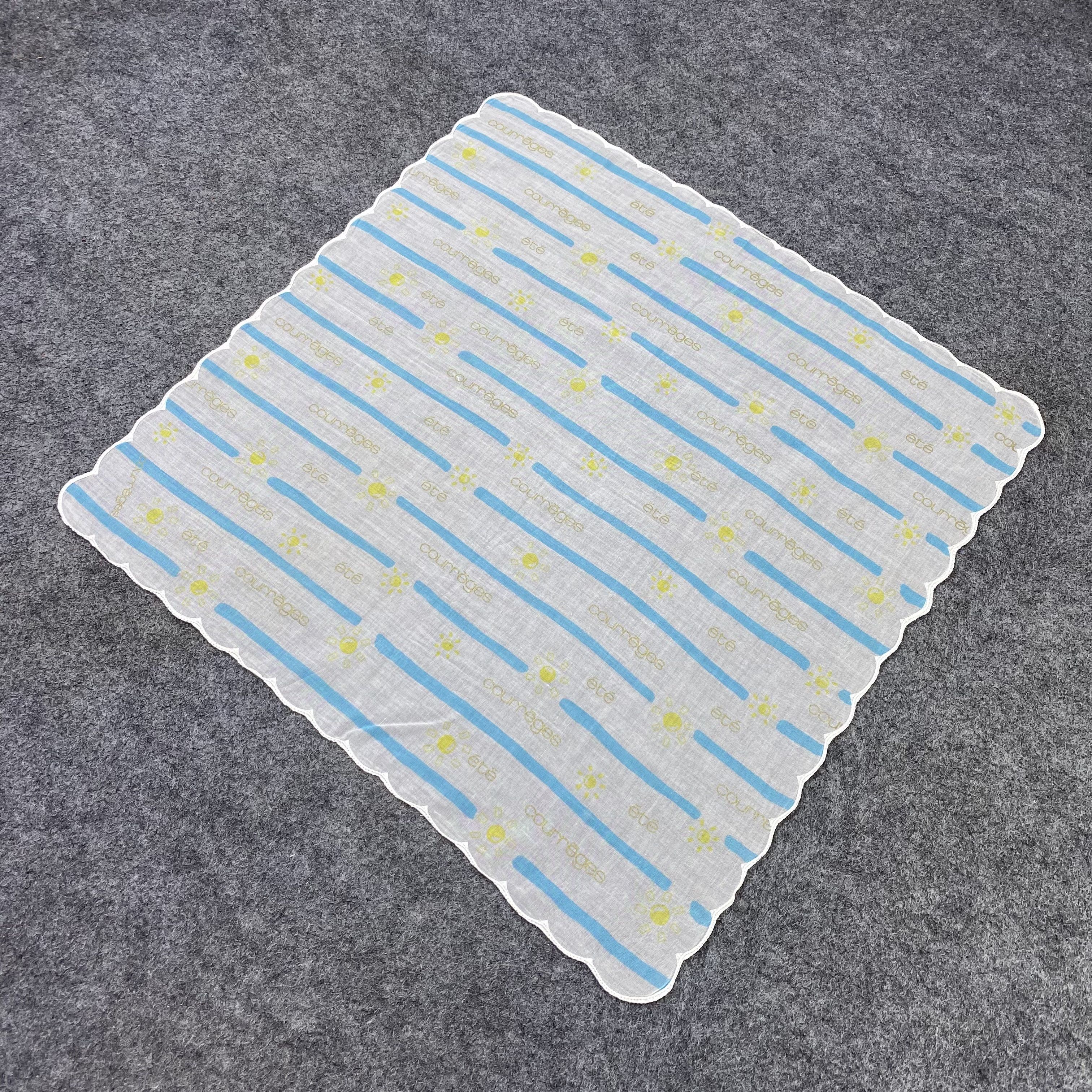 Courreges Courreges Handkerchief Neckerchief Bandana-B1909 Size ONE SIZE - 4 Thumbnail