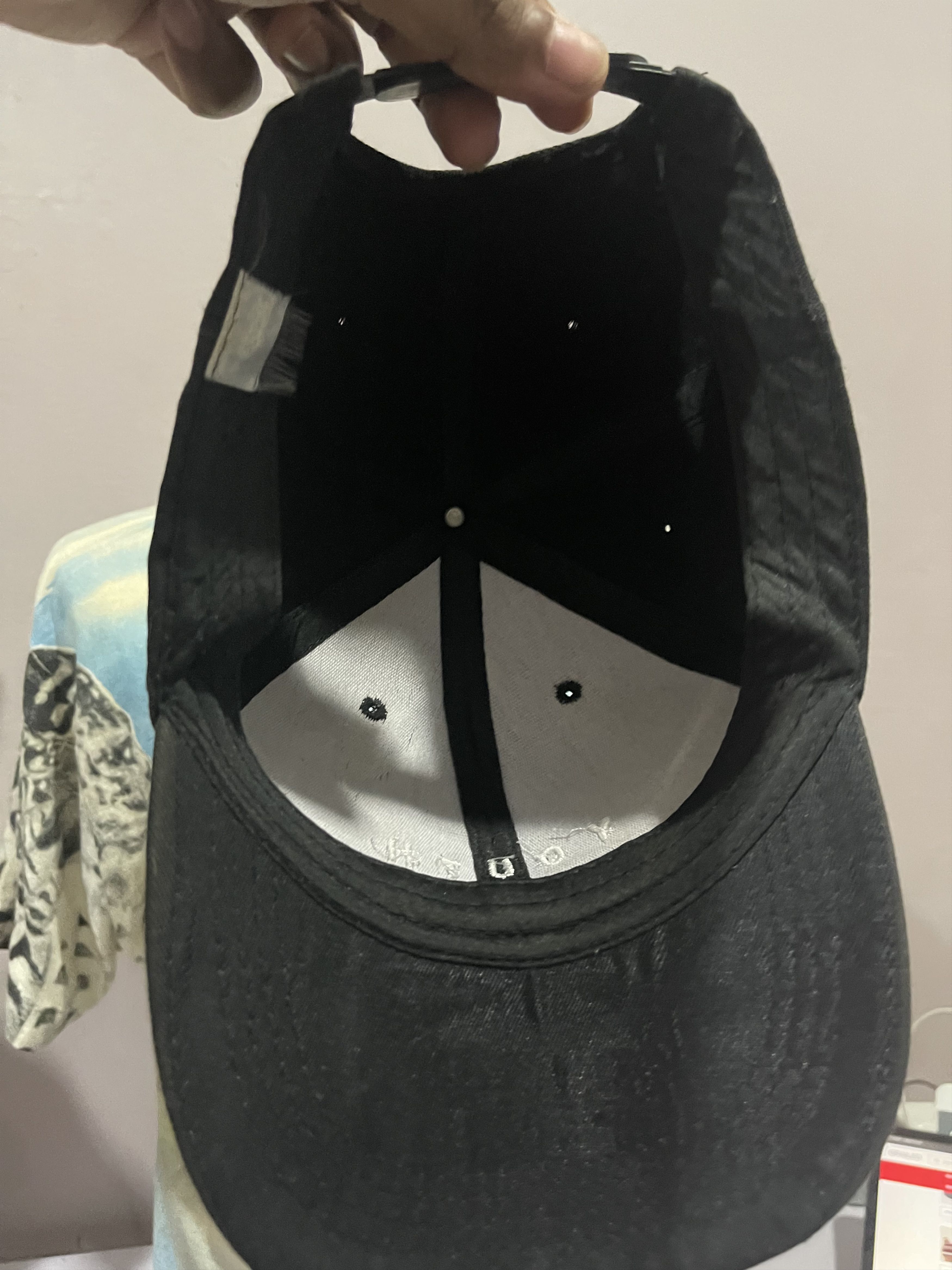 Japanese Brand Black Youth Baseball cap Hat Size ONE SIZE - 7 Thumbnail