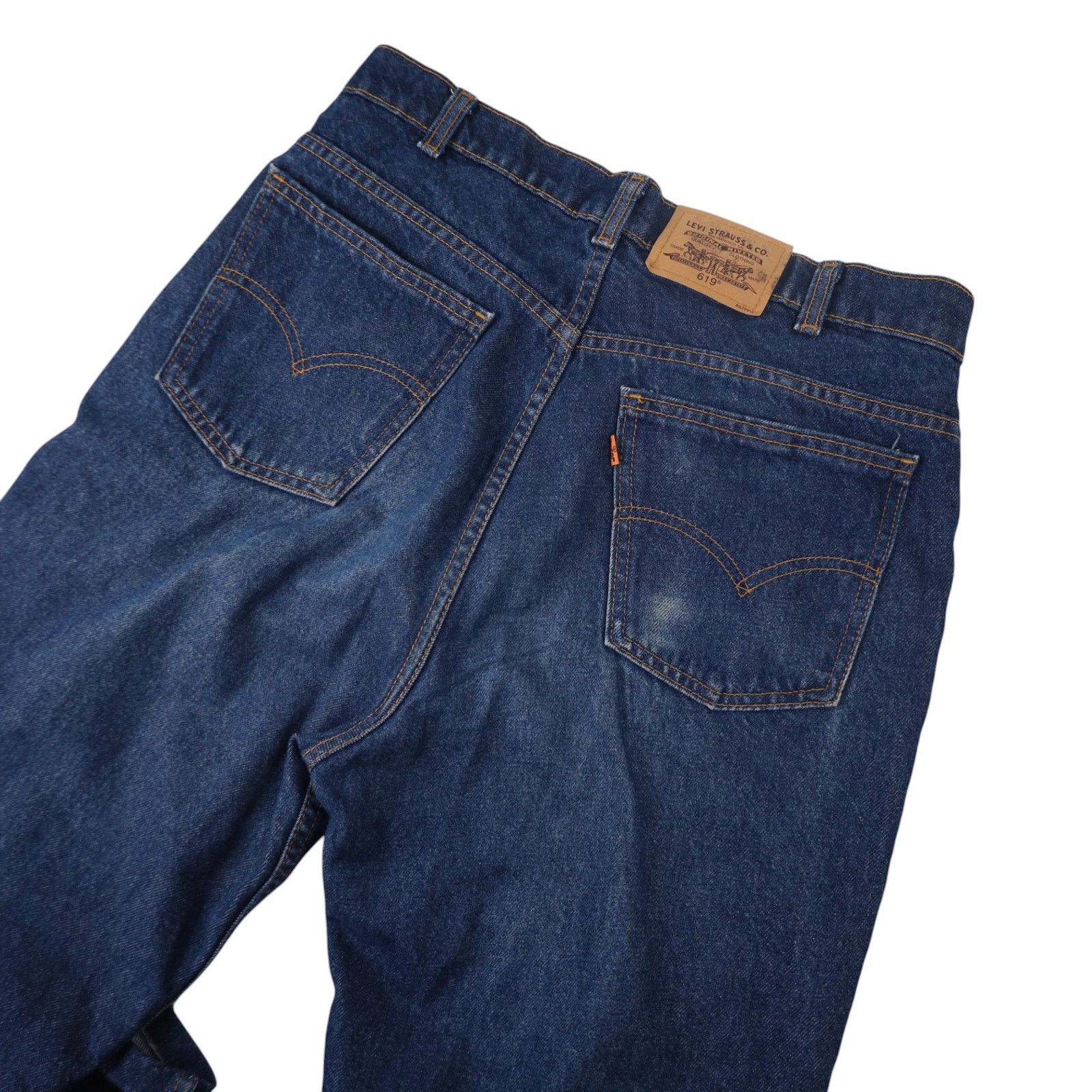 Levi's × Vintage Vintage Levis 619 Orange Tab Straight Leg Denim Jeans Size US 34 / EU 50 - 11 Thumbnail