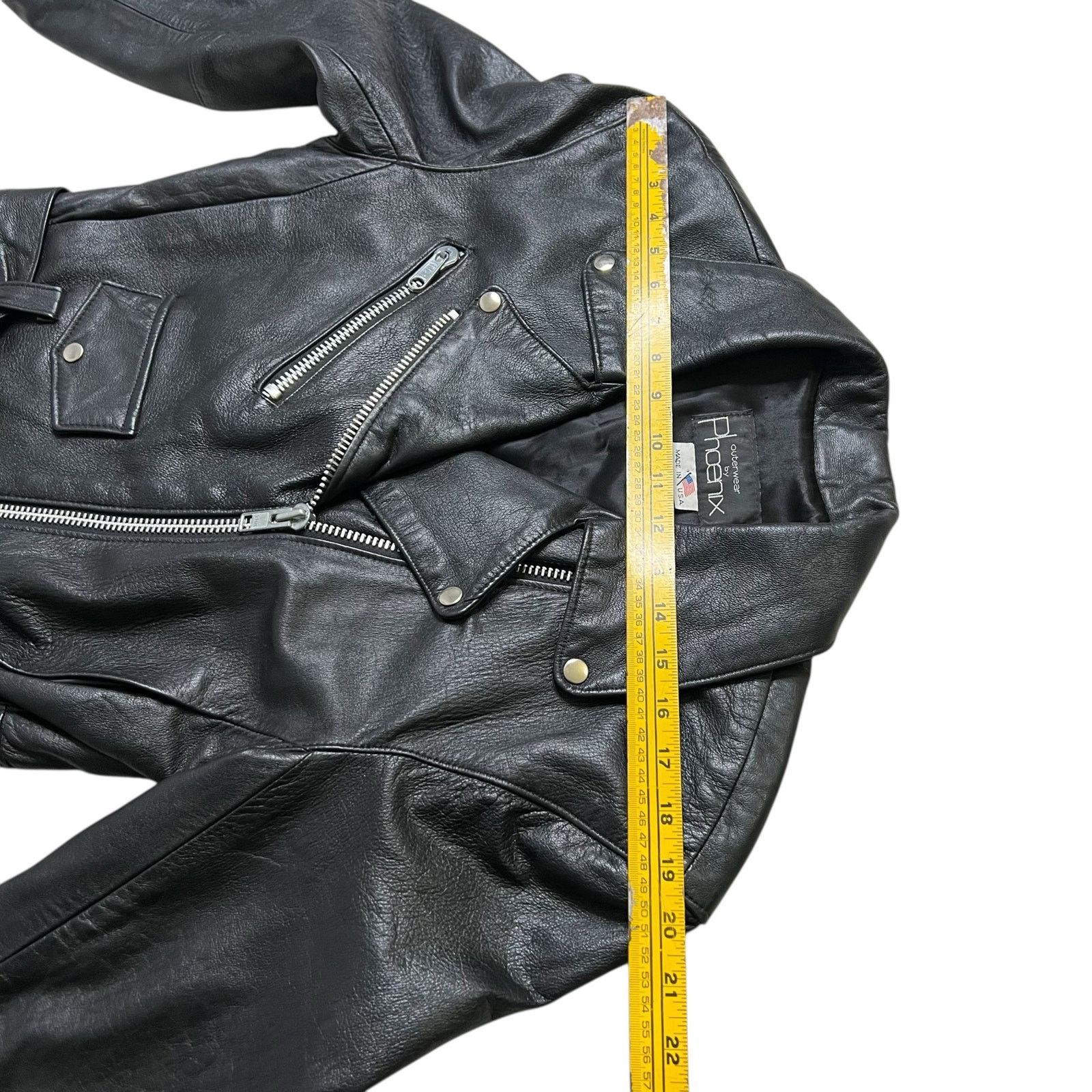 Vintage Vintage Outerwear by Phoenix Rose Heart Leather Jacket M Size M / US 6-8 / IT 42-44 - 8 Thumbnail