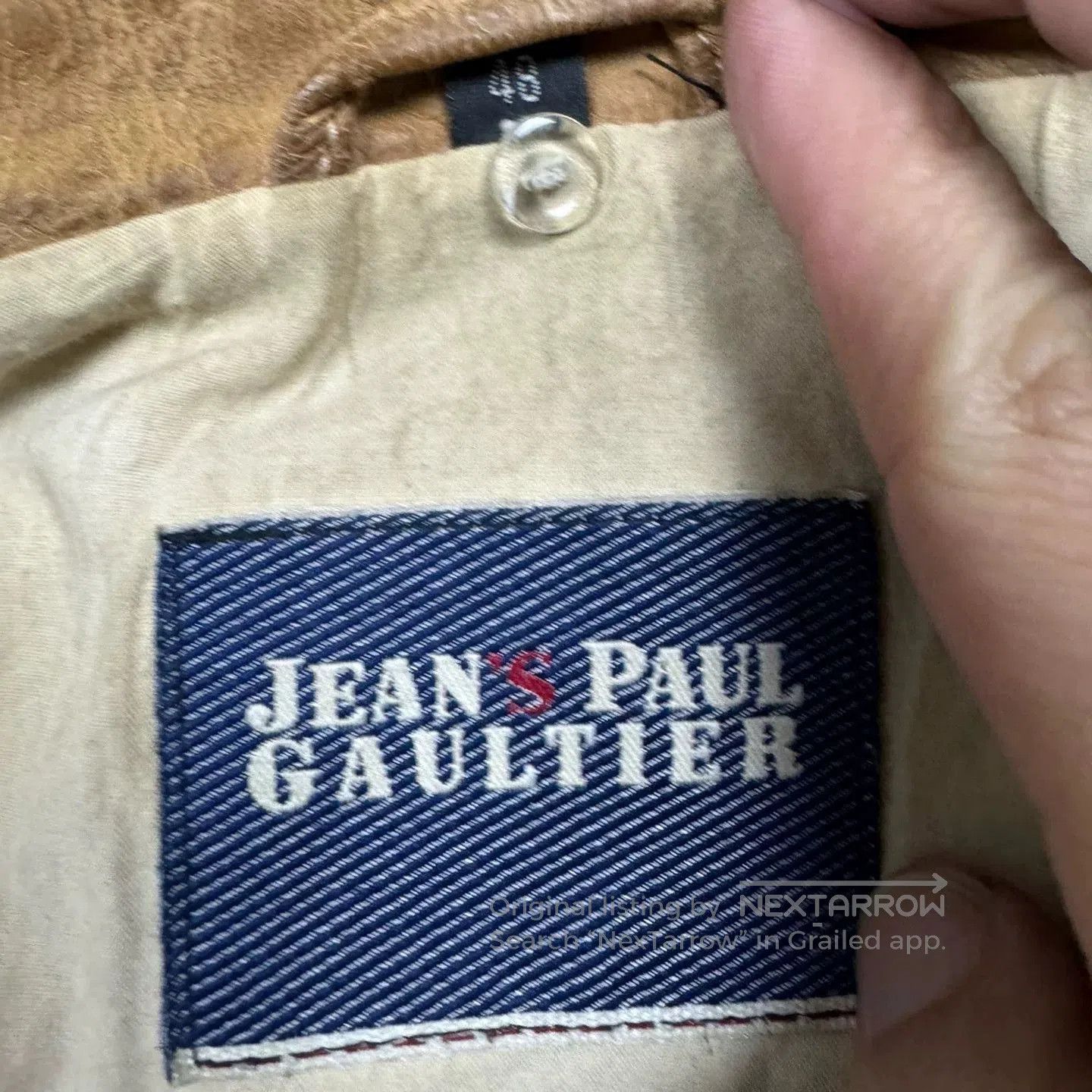 Jean Paul Gaultier Jean Paul Gaultier Leather Jacket for Men. Size US M / EU 48-50 / 2 - 4 Thumbnail