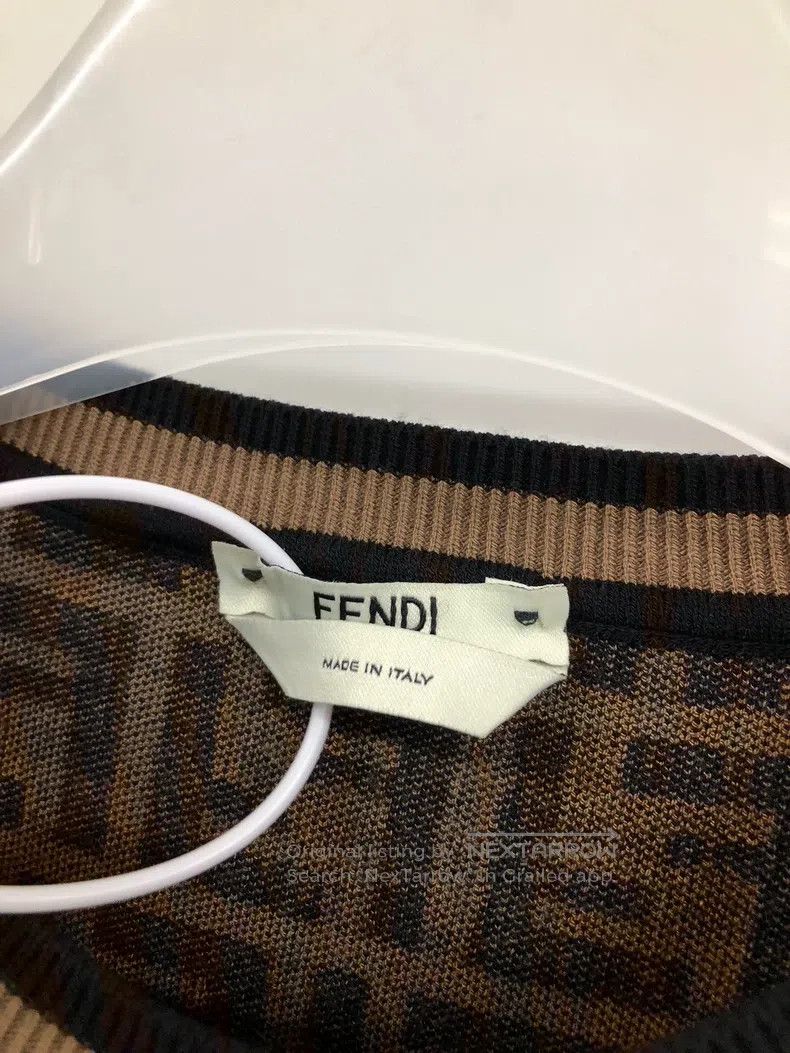Fendi Fendi All-Print Dress Size XS / US 0-2 / IT 36-38 - 5 Thumbnail