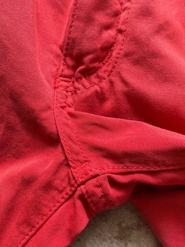 Guess Guess Jeans Made in Italy Red Vintage 90s Rare Slim Fit Size 27" / US 4 / IT 40 - 8 Thumbnail