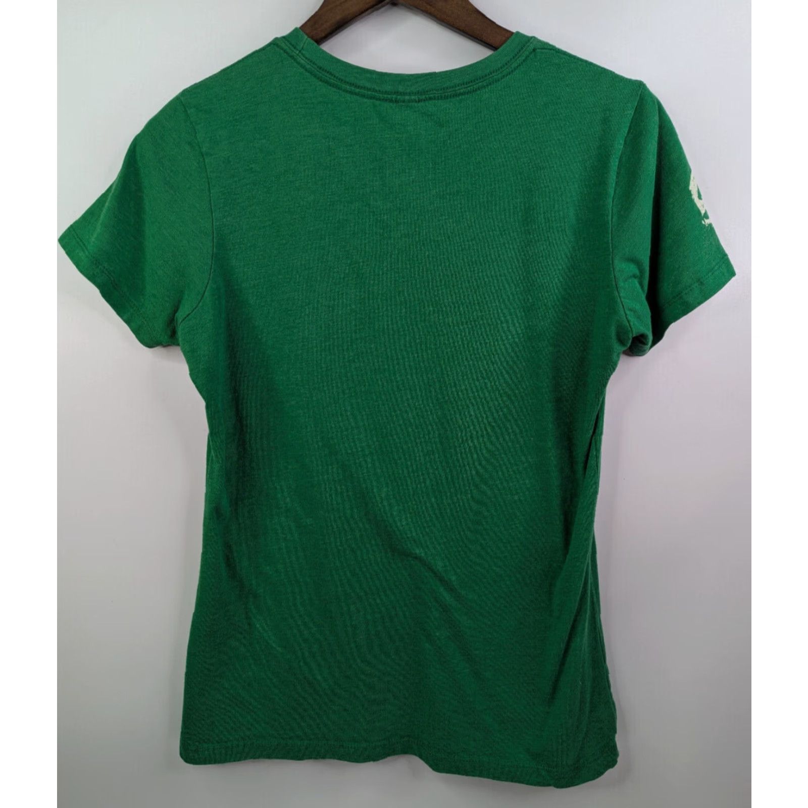 Vintage Wash With Souls Women’s Large Tee Shirt Green Skull Logo Crew Neck T-Shirt Basic Size L / US 10 / IT 46 - 3 Thumbnail