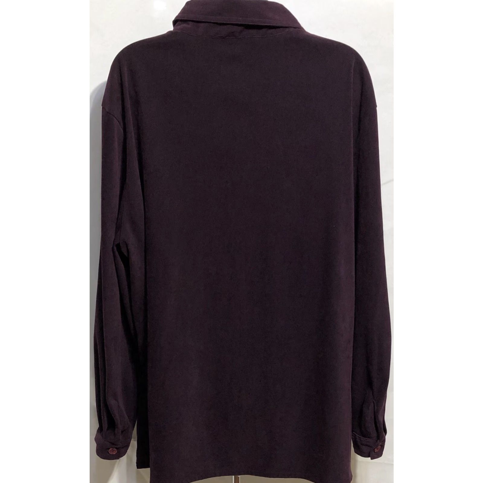 Joseph Lisa Josephs Shacket Top XL Purple Button Up Cottage Capsule Boho Size XL / US 12-14 / IT 48-50 - 3 Thumbnail