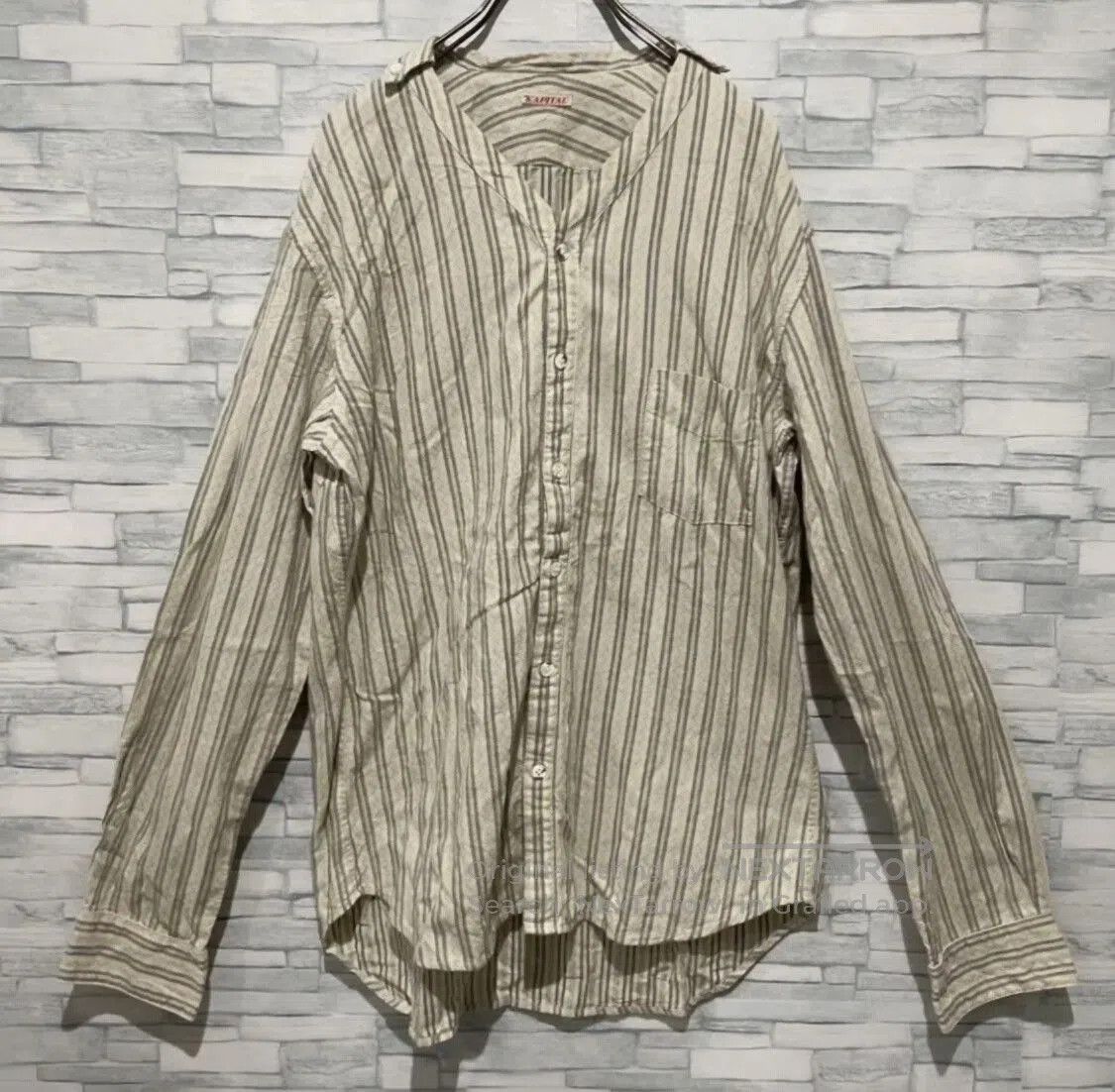 Kapital Vintage Kapital Striped Shirt Size L. Size US L / EU 52-54 / 3 - 1 Thumbnail