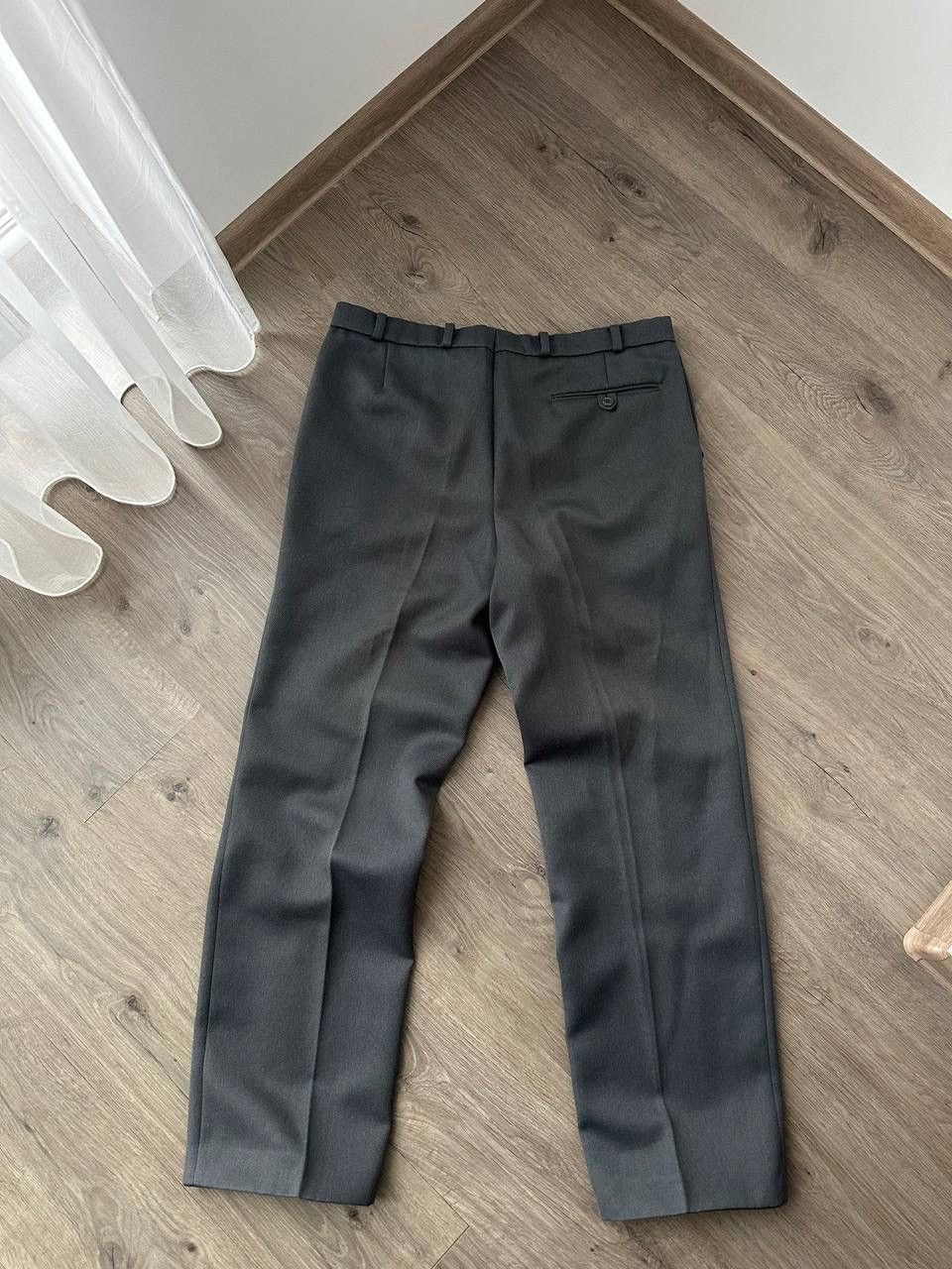 Japanese Brand × Vintage Vintage Antique Japanese Gray Wool Straight Pipes Pants Size 38R - 15 Thumbnail