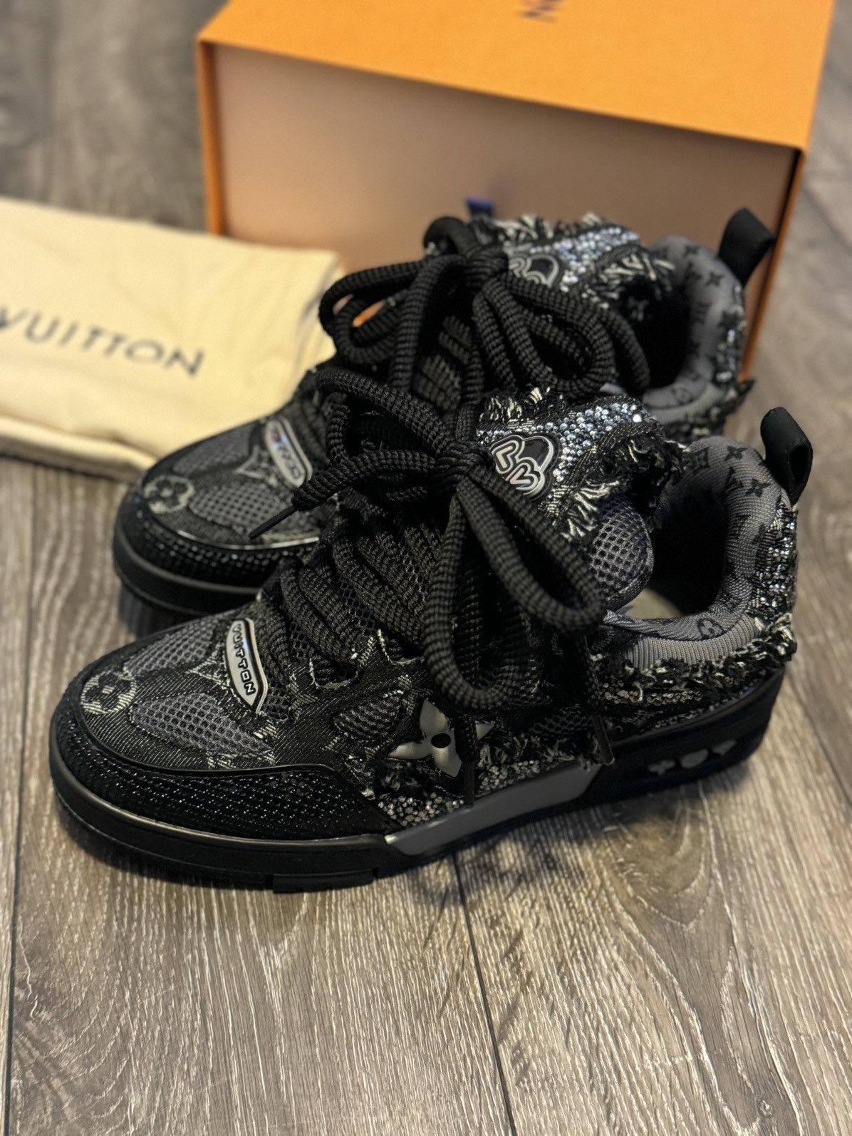 Louis Vuitton LV Skate Trainer Swarovski monogram LV6 | Grailed
