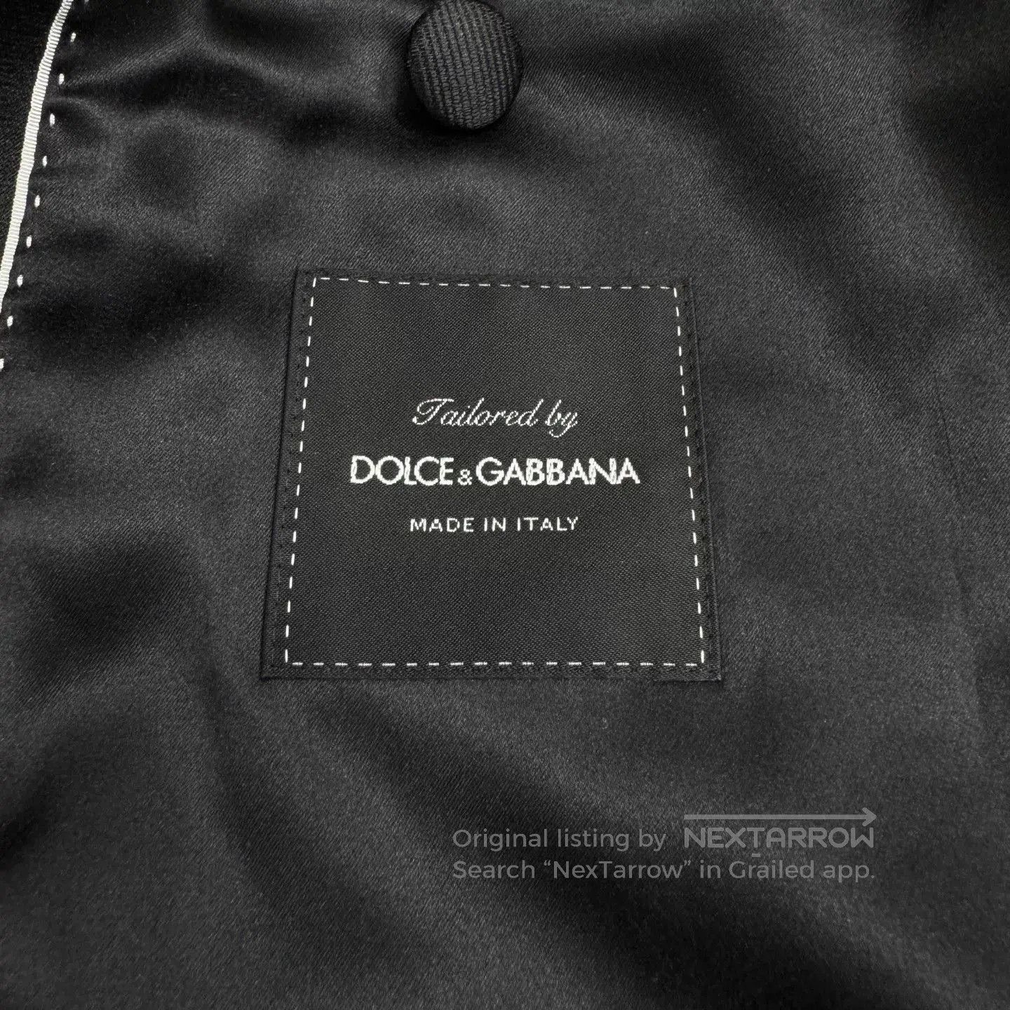 Dolce & Gabbana DG Subtle Pattern Tailored Suit Jacket. Size US S / EU 44-46 / 1 - 2 Thumbnail