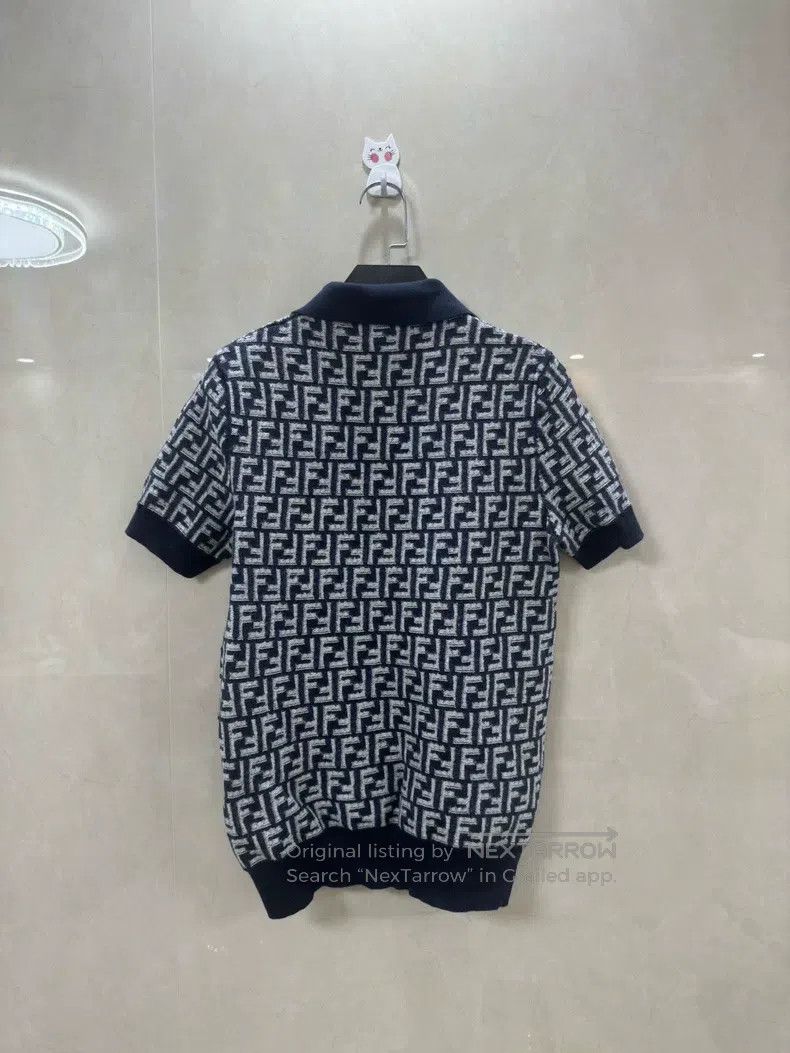 Fendi Fendi Wool Logo Printed Short Sleeve Size US M / EU 48-50 / 2 - 2 Thumbnail
