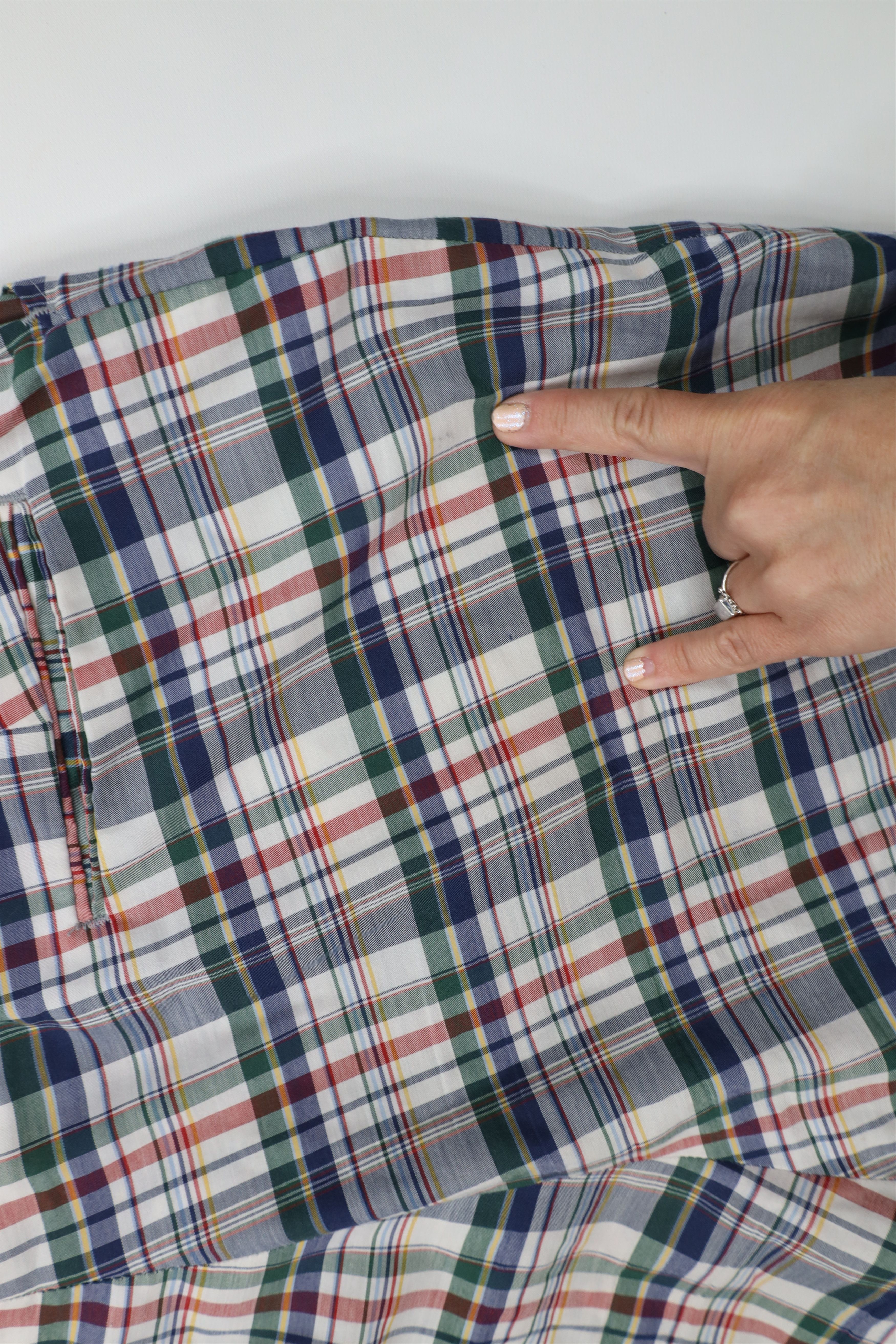 Vintage Vintage 70s Streetwear Plaid Above Knee Chino Shorts USA Size US 42 / EU 58 - 13 Thumbnail
