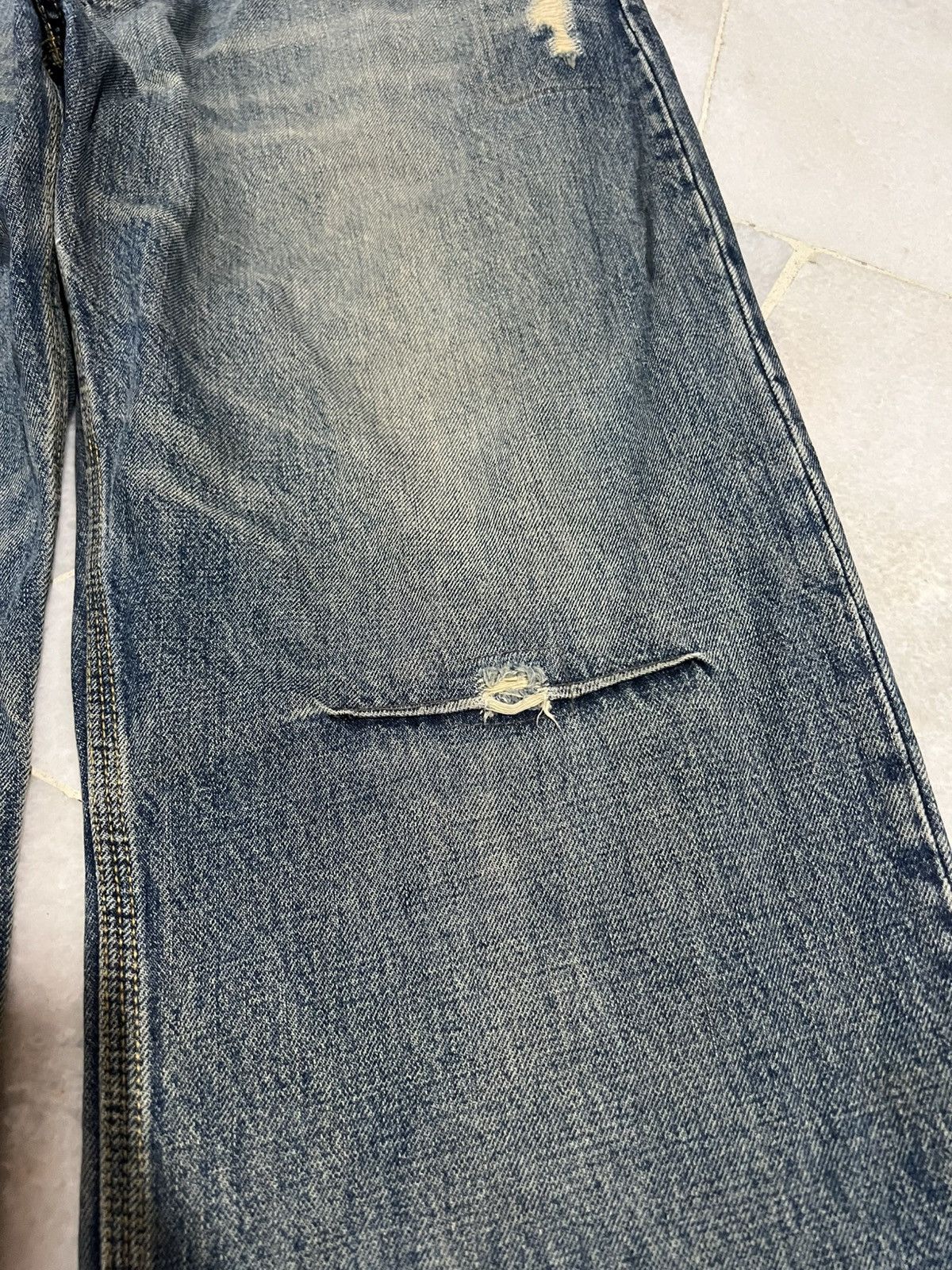 Hysteric Glamour × If Six Was Nine × Japanese Brand 🌈90’s union made sacrifice Distress mud Wash Jean Japan Size US 39 - 6 Thumbnail