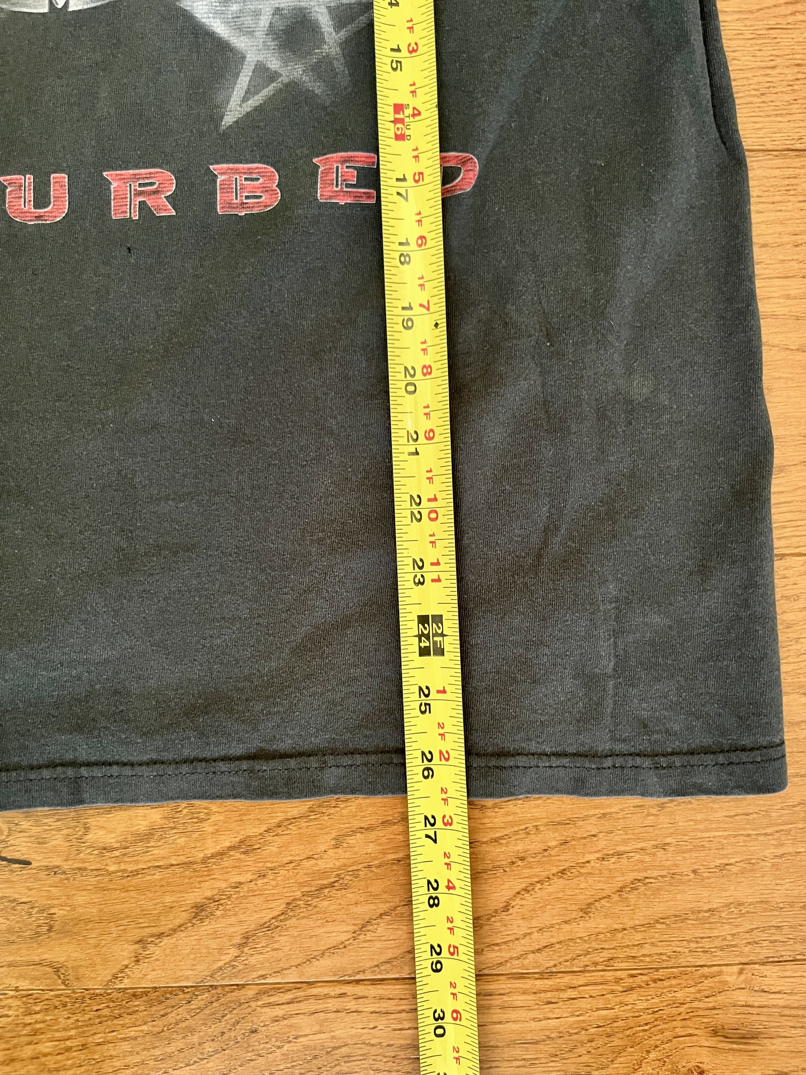 Vintage Vtg 2002 Disturbed Prayer Believe Tour Shirt Delta Tag L Size US L / EU 52-54 / 3 - 4 Thumbnail