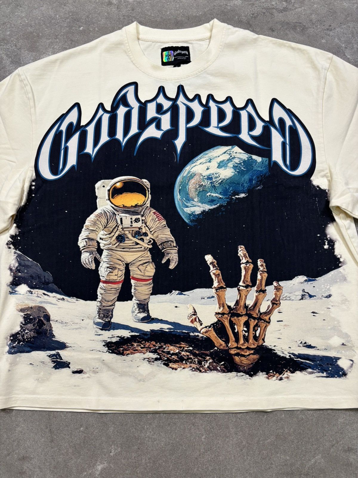Godspeed Godspeed First Contact T-Shirt, Cream Size US S / EU 44-46 / 1 - 3 Thumbnail
