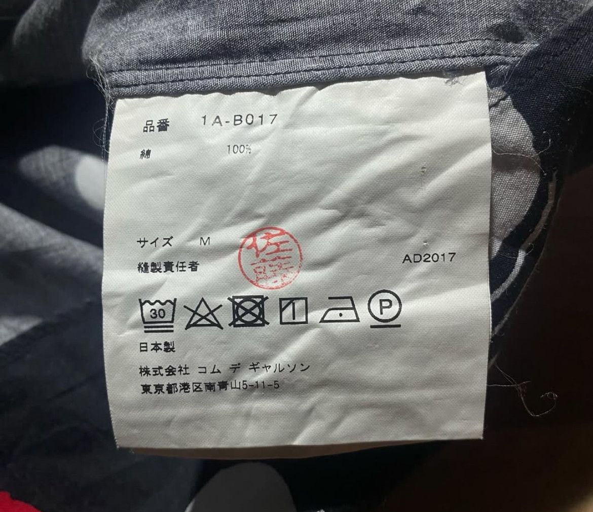 Comme des Garcons AD 2017 CDG Comme Des Garcons Black Print Shirt Size US M / EU 48-50 / 2 - 4 Thumbnail