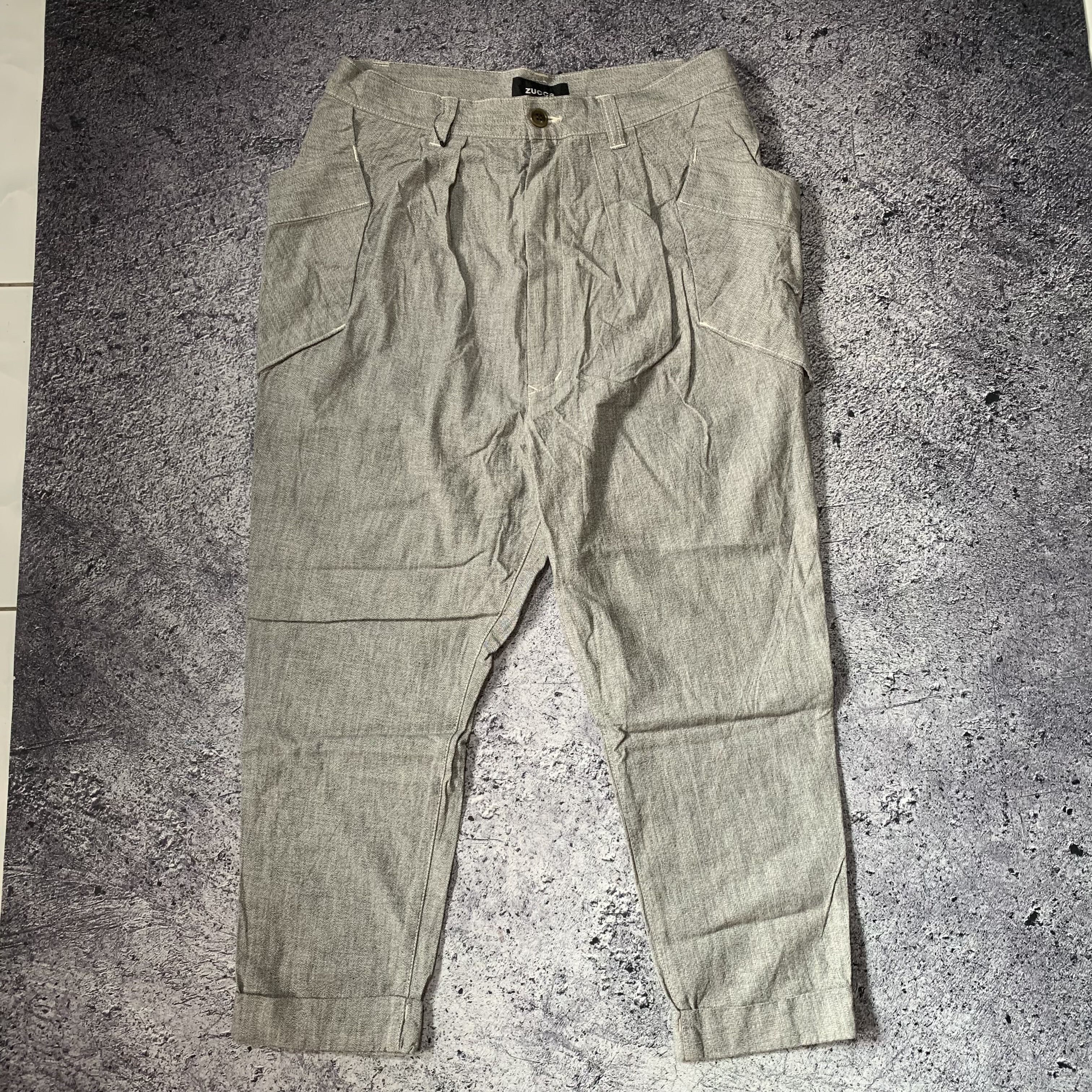 CABANE de ZUCCa 2000s Zucca Issey Miyake Ankle Pants Size US 30 / EU 46 - 1 Thumbnail