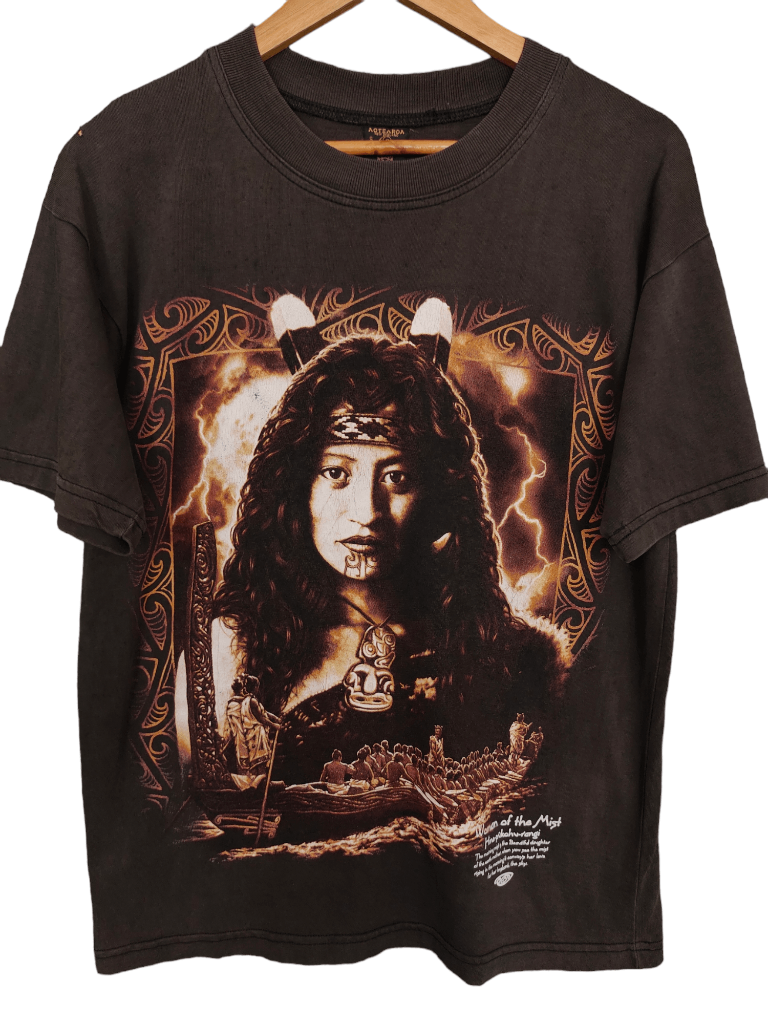Goro's Vintage 90s Native Hina-pukohu-rangi T-Shirt Size US S / EU 44-46 / 1 - 2 Thumbnail