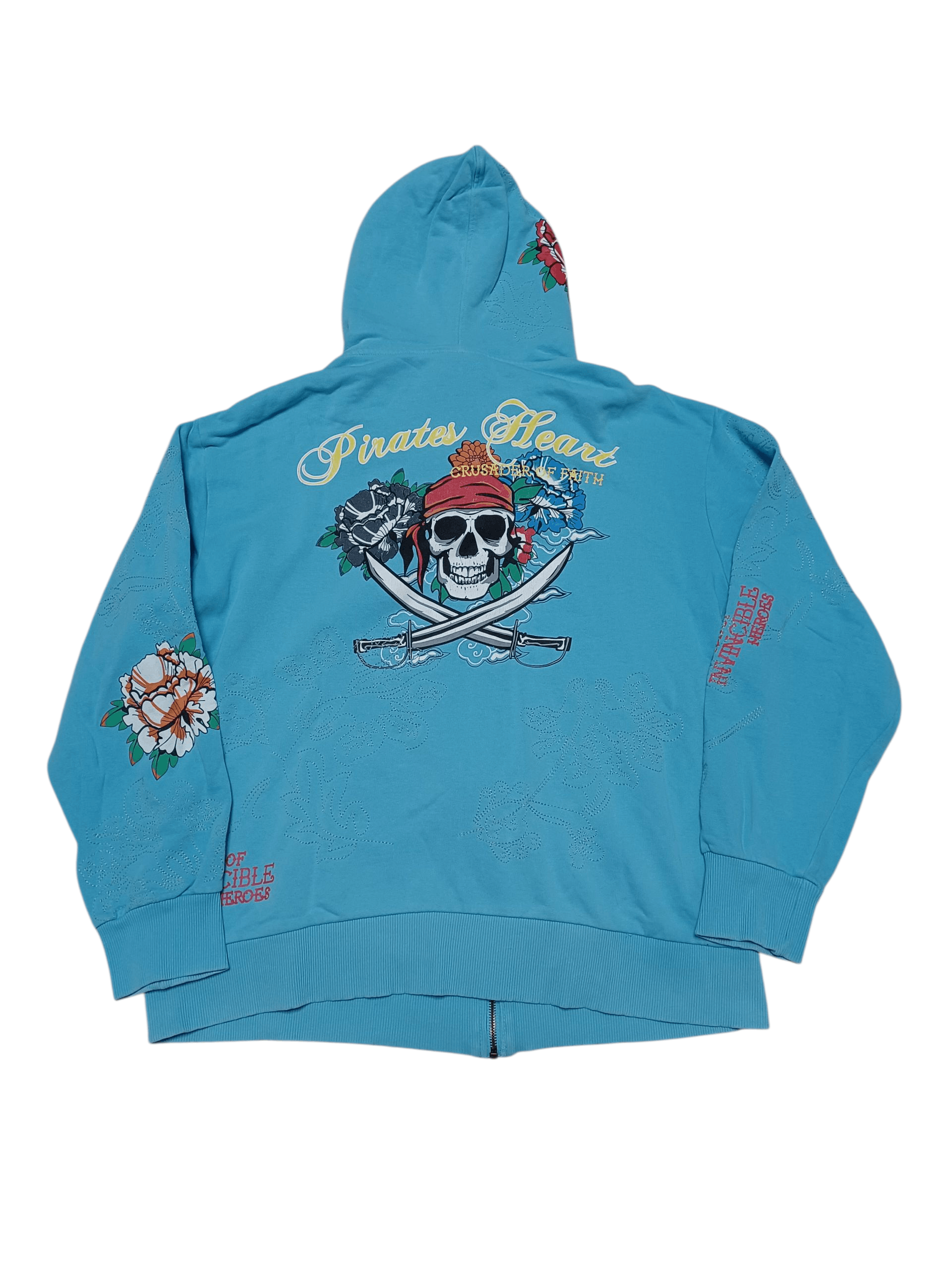 Other PIRATES HEART BY JOHN DEVIN ED HARDY STYLE FIRE ZIP HOODIE Size US XL / EU 56 / 4 - 5 Thumbnail