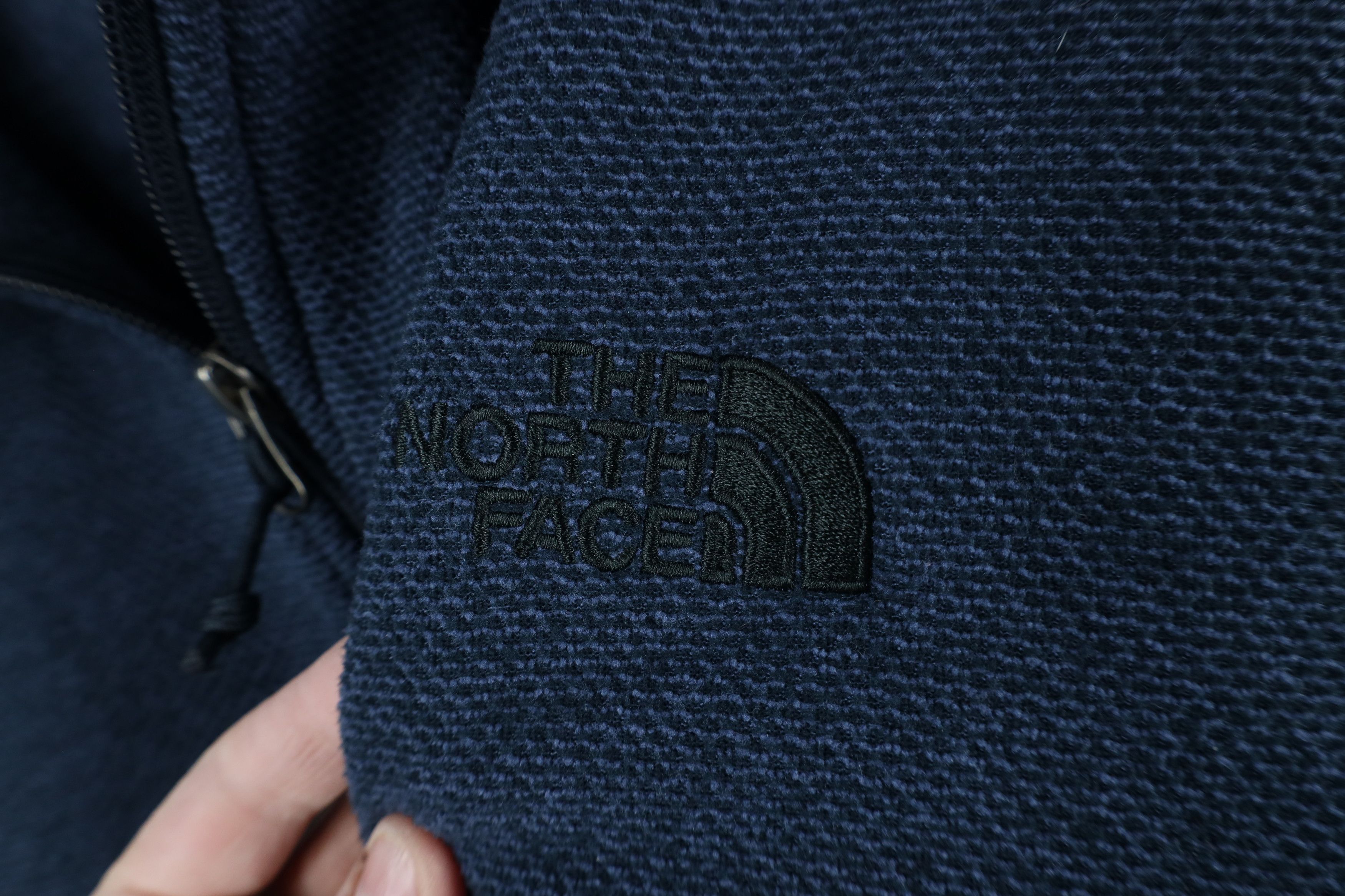 The North Face × Vintage The North Face Knit Half Zip Pullover Fleece Sweater Blue Size US XL / EU 56 / 4 - 5 Thumbnail