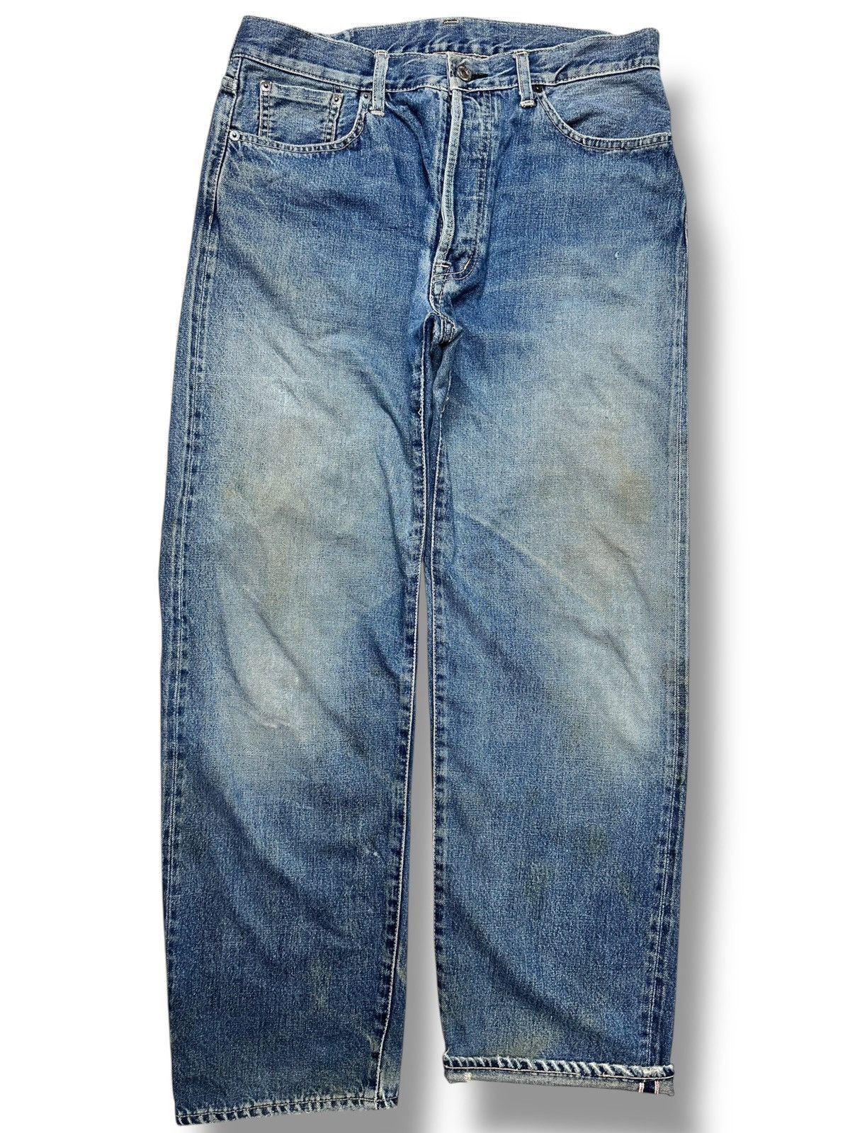 Spellbound Spellbound x Domingo Selvedge Distressed Denim Faded Jeans Size US 32 / EU 48 - 1 Thumbnail