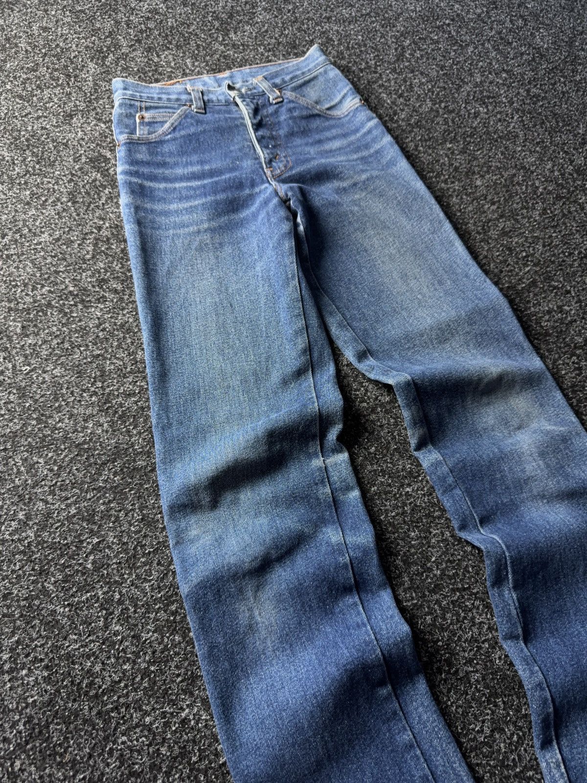 Levi's × Levi's Vintage Clothing × Vintage Vintage 90s Levi’s Zip Skinny Denim Jeans Size 25" / US 0 / IT 36 - 5 Thumbnail