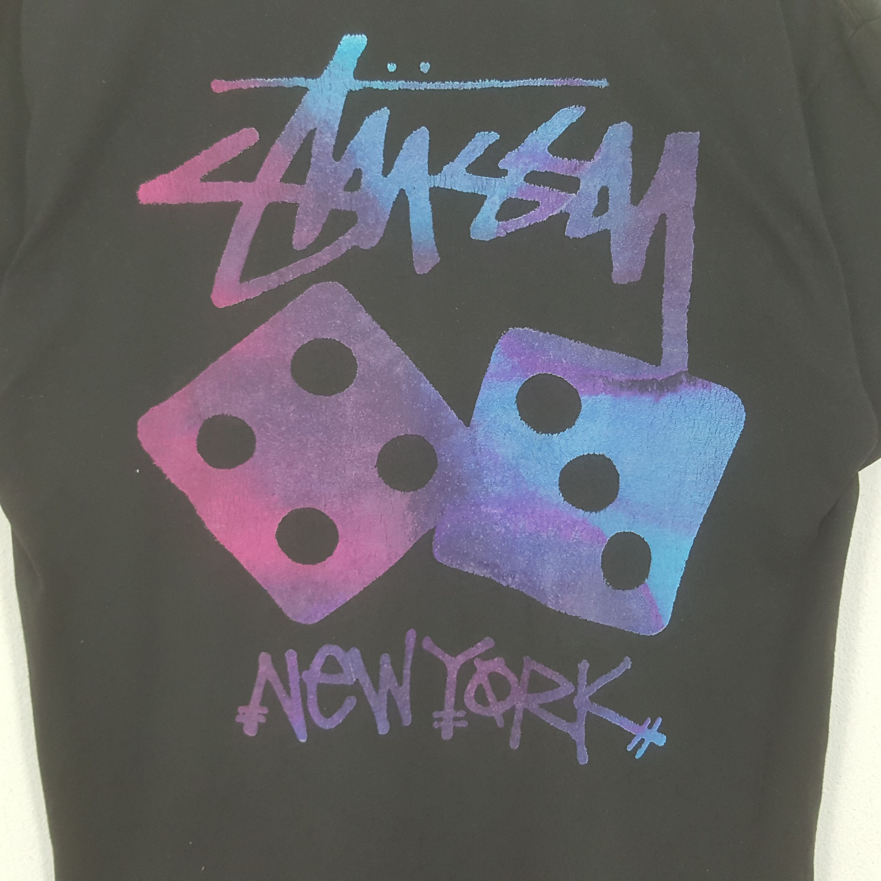 Stussy × Vintage Vintage Stussy Dice New York Tshirt Size US L / EU 52-54 / 3 - 2 Thumbnail