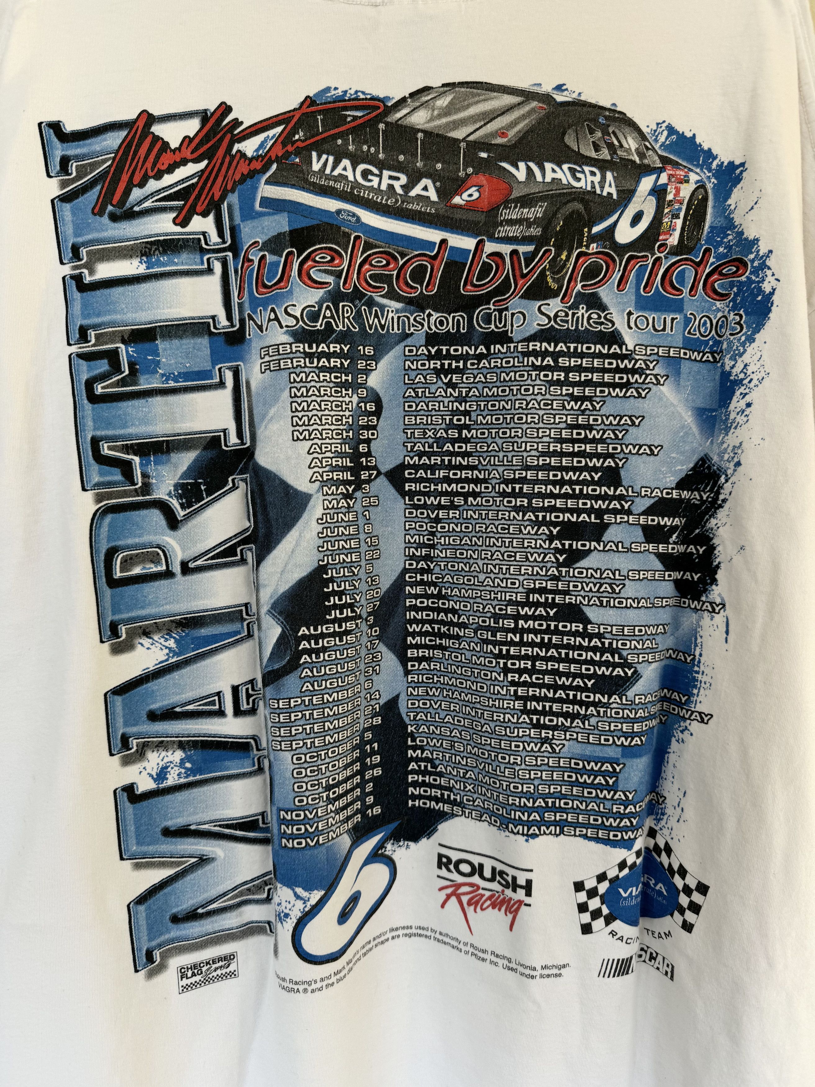 NASCAR Viagra Nascar Tee Size US XXL / EU 58 / 5 - 6 Thumbnail
