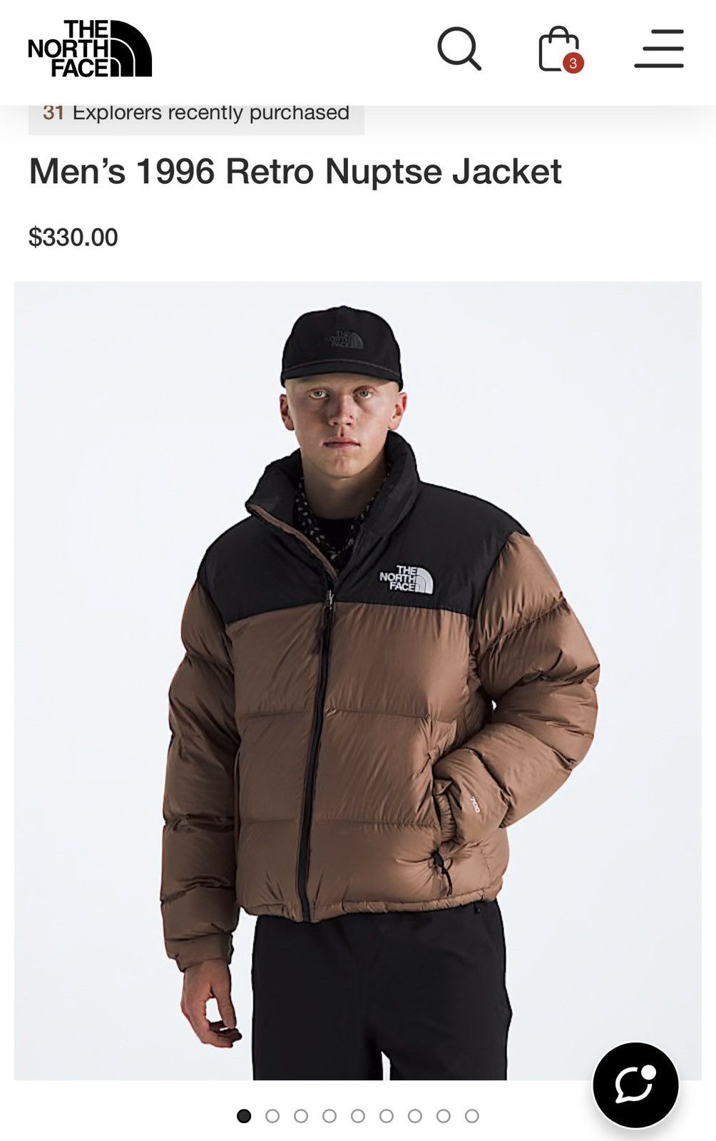 The North Face The North Face Men’s 1996 Retro Nuptse Jacket Size US M / EU 48-50 / 2 - 7 Thumbnail