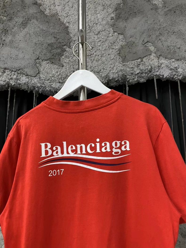 Balenciaga Balenciaga Red cola short sleeves Size US S / EU 44-46 / 1 - 3 Thumbnail