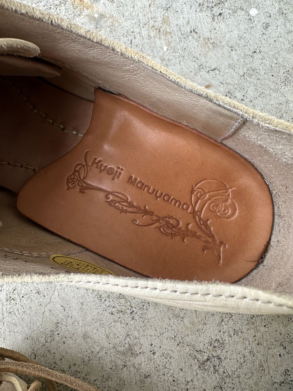 Japanese Brand Kyoji Maruyama ivory bagguette clown leather derby ccp guidi Size US 9.5 / EU 42-43 - 7 Thumbnail