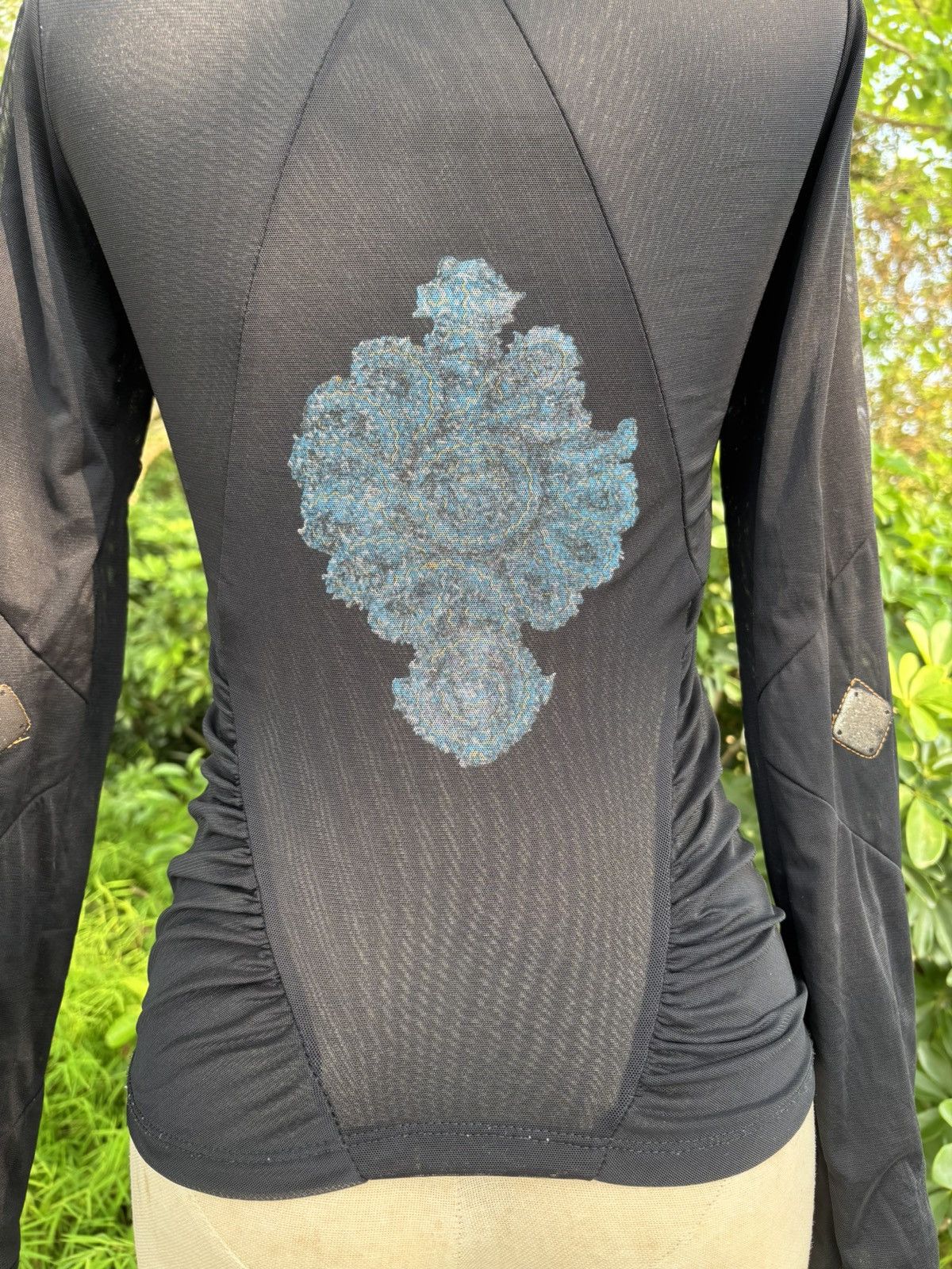 Jean Paul Gaultier Vintage save the queen mesh top Size S / US 4 / IT 40 - 4 Thumbnail