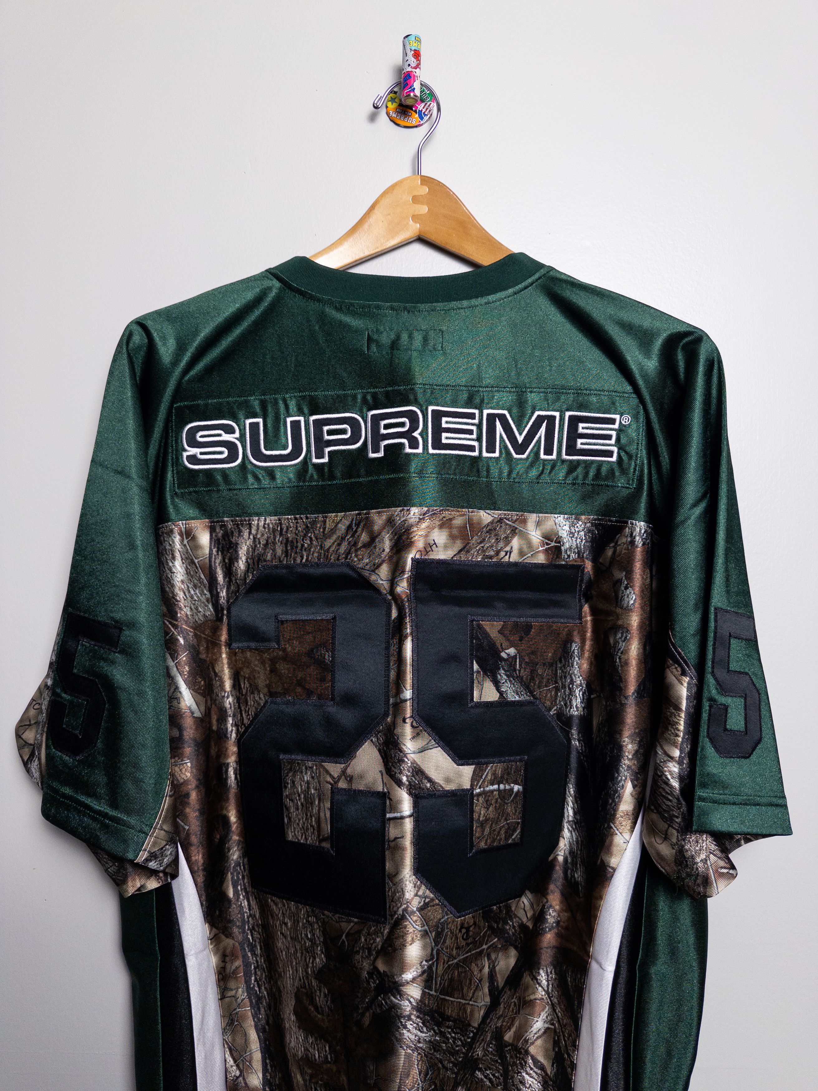 Supreme BREAST CANCER AWARENESS FOOTBALL JERSEY Size US M / EU 48-50 / 2 - 6 Thumbnail