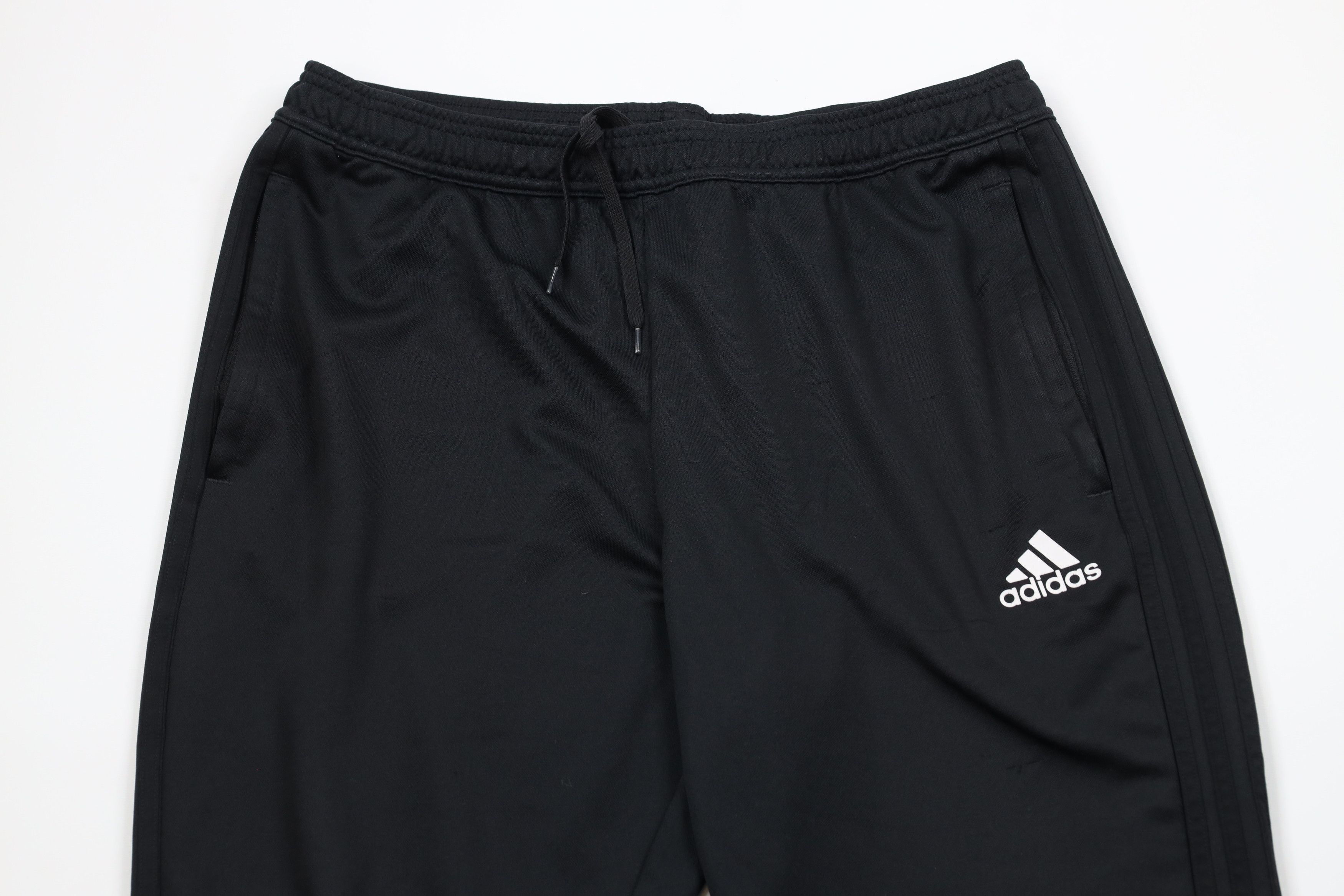 Adidas × Vintage Vintage Y2K Adidas Striped Tapered Leg Soccer Warm Up Pants Size US 38 / EU 54 - 2 Thumbnail