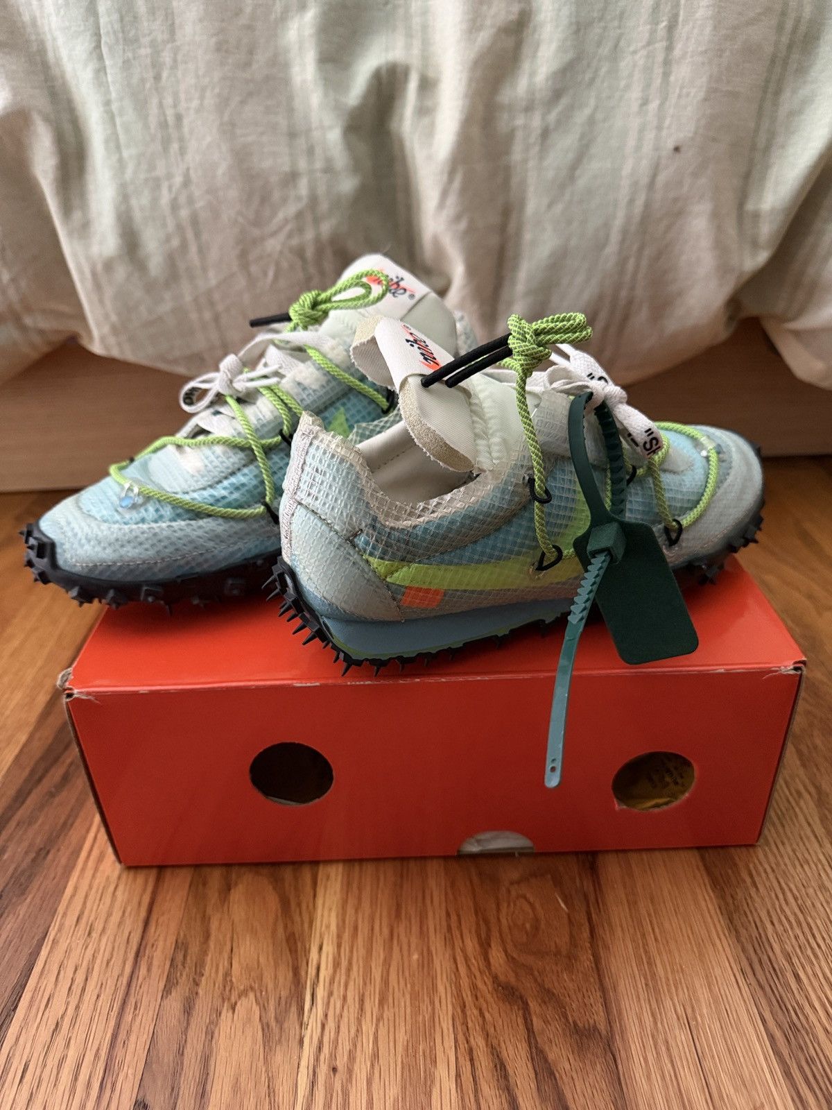 Nike × Off-White Off-White x Nike Waffle Racer Size US 6 / IT 36 - 2 Thumbnail