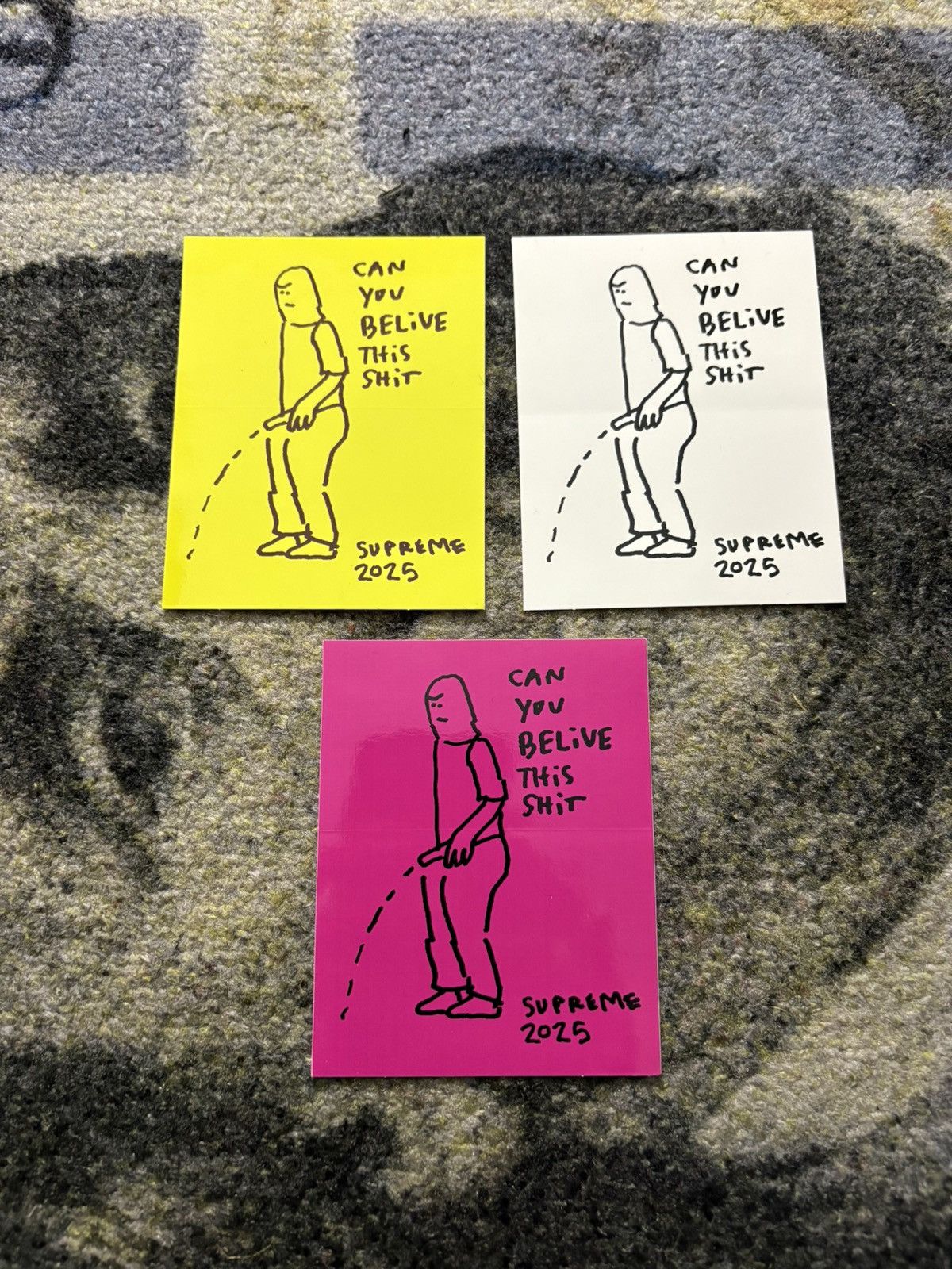 Supreme Supreme Piss Stickers (Set of 3) Size ONE SIZE - 1 Preview
