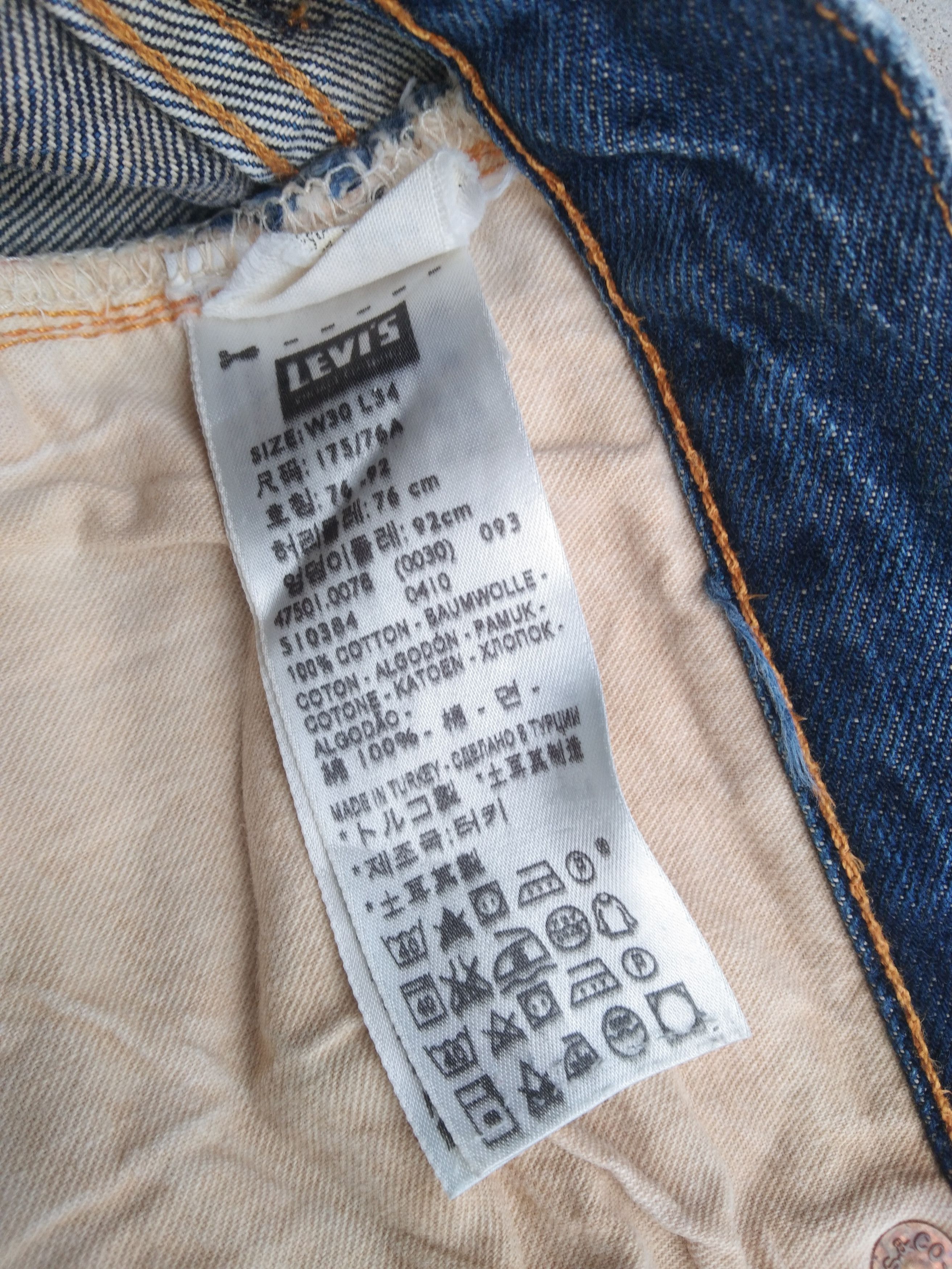 Levi's Vintage LVC Big E Levi's 501 XX selvedge Redline Jeans 30x31 Size US 30 / EU 46 - 11 Thumbnail
