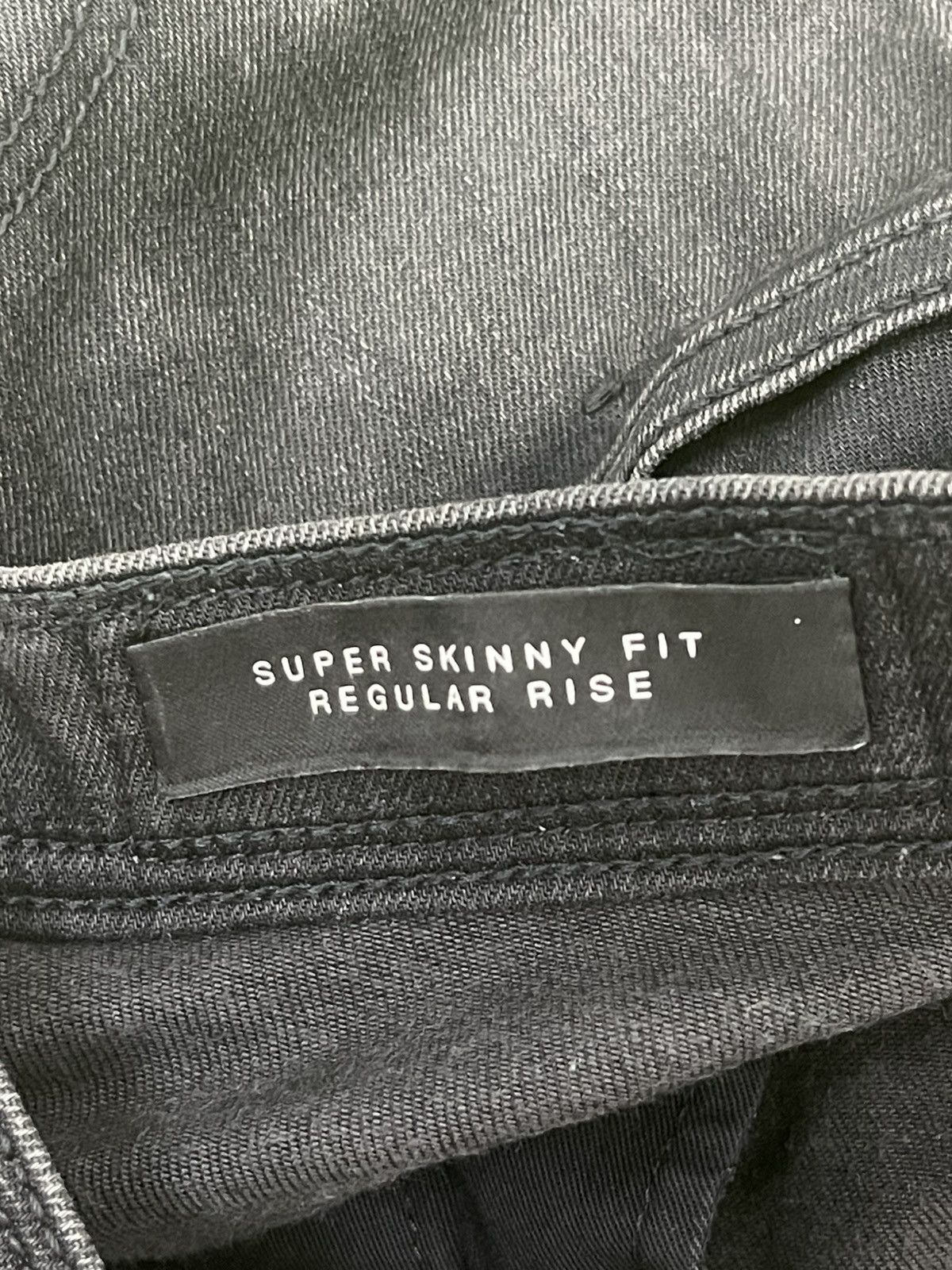 Neil Barrett Skinny Jeans Neil Barrett Italy Stretch Faded Black 1🟦0 Size US 32 / EU 48 - 17 Thumbnail