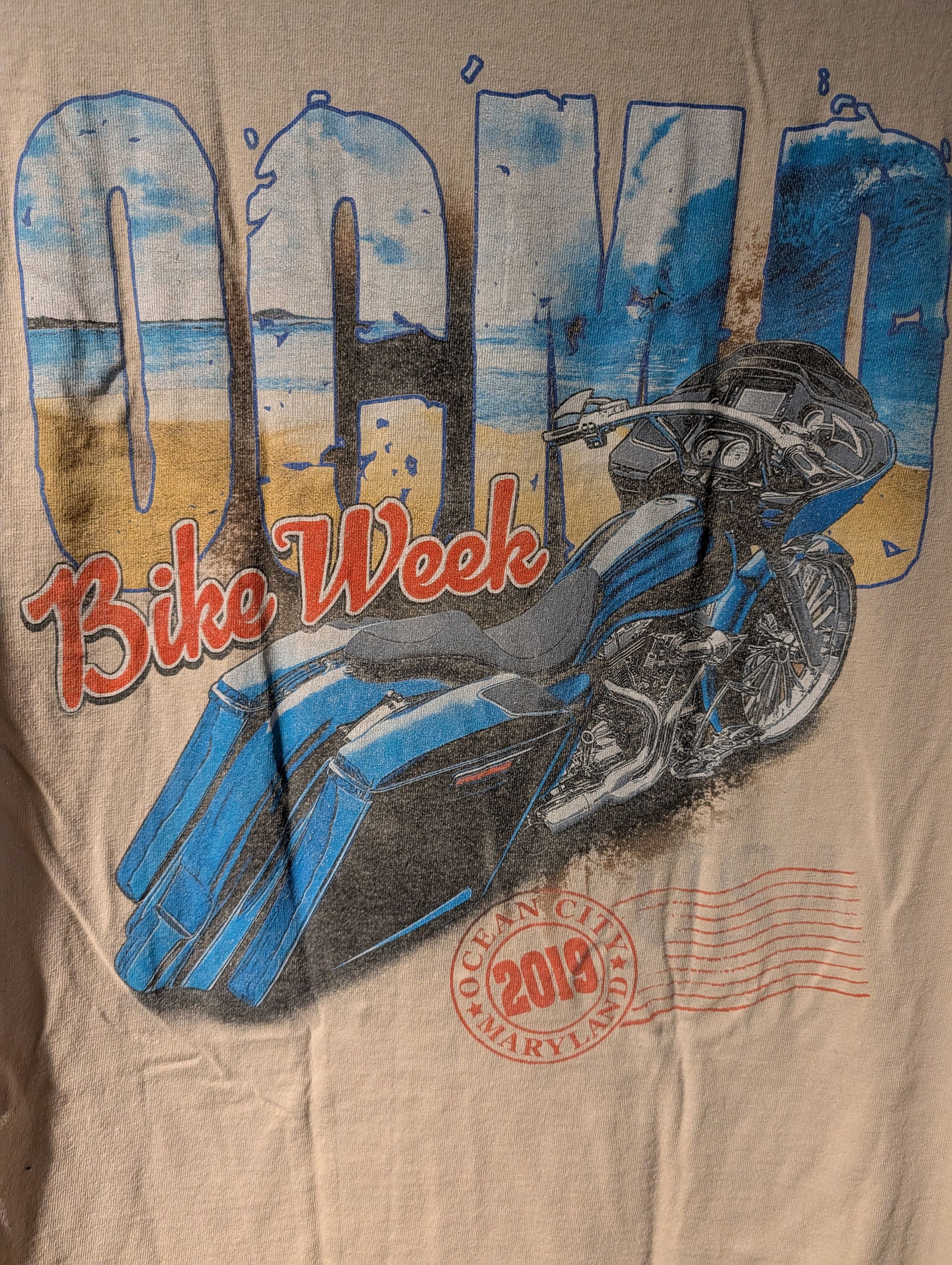 Harley Davidson Bike Week 2019 Ocean City Maryland Motorcycle Small T-Shirt Size US S / EU 44-46 / 1 - 2 Thumbnail