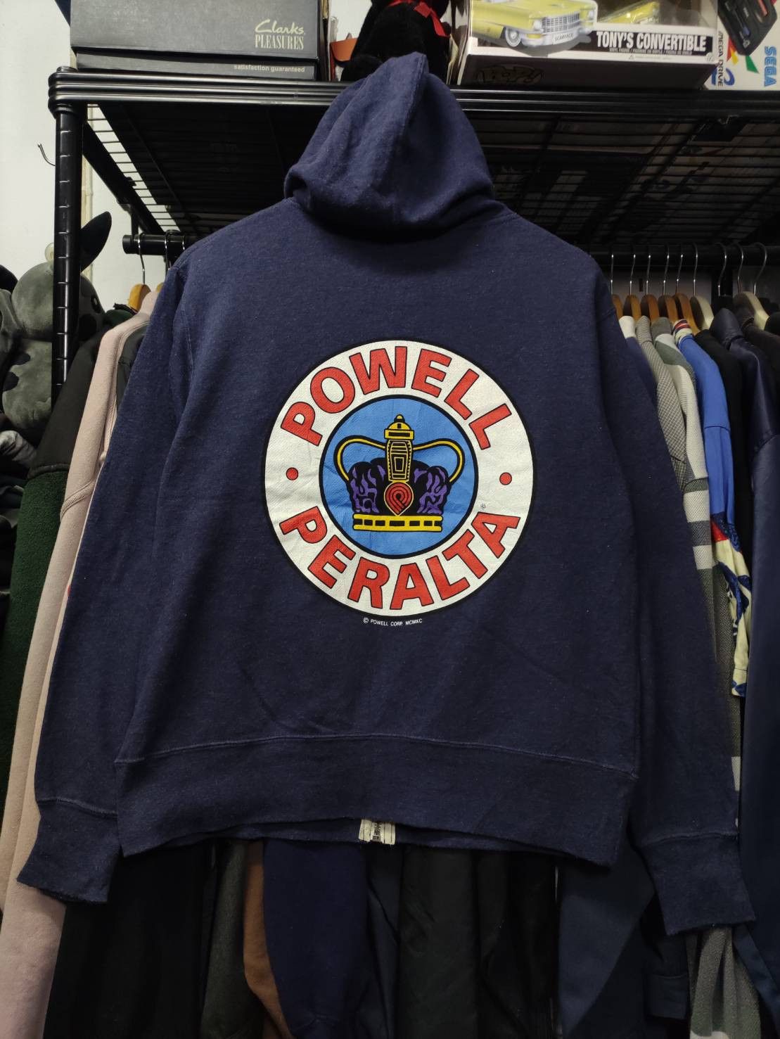 Powell Peralta Vtg 00's Powell Peralta " Supreme " Zip Hooded Size US M / EU 48-50 / 2 - 2 Thumbnail