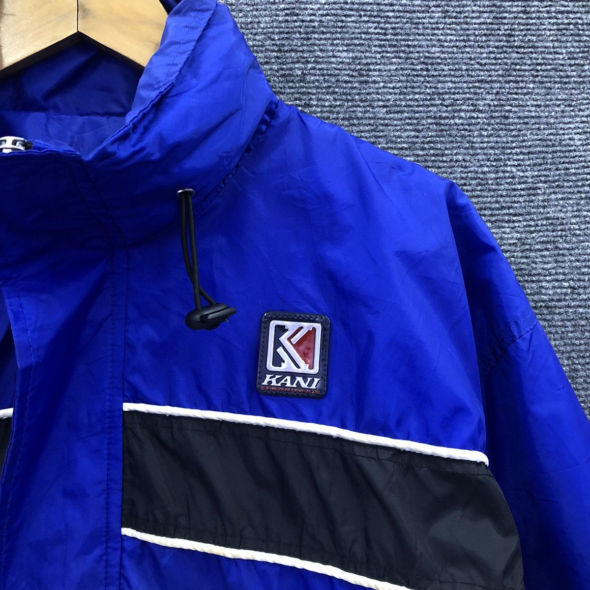 Vintage Vintage Karl Kani Spellout Embroidered Windbreaker Jacket Size US L / EU 52-54 / 3 - 6 Thumbnail