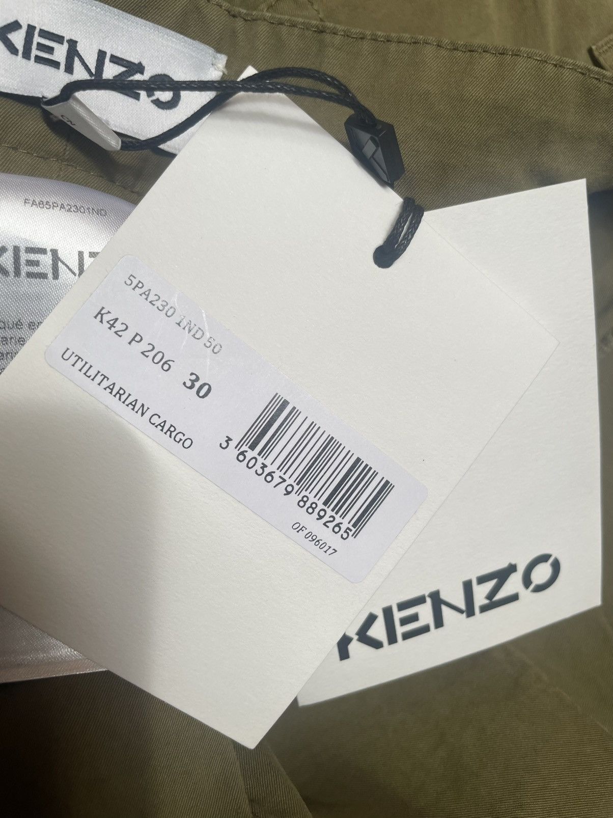 Kenzo Kenzo Utilitarian Cargo Pants Size US 30 / EU 46 - 9 Thumbnail