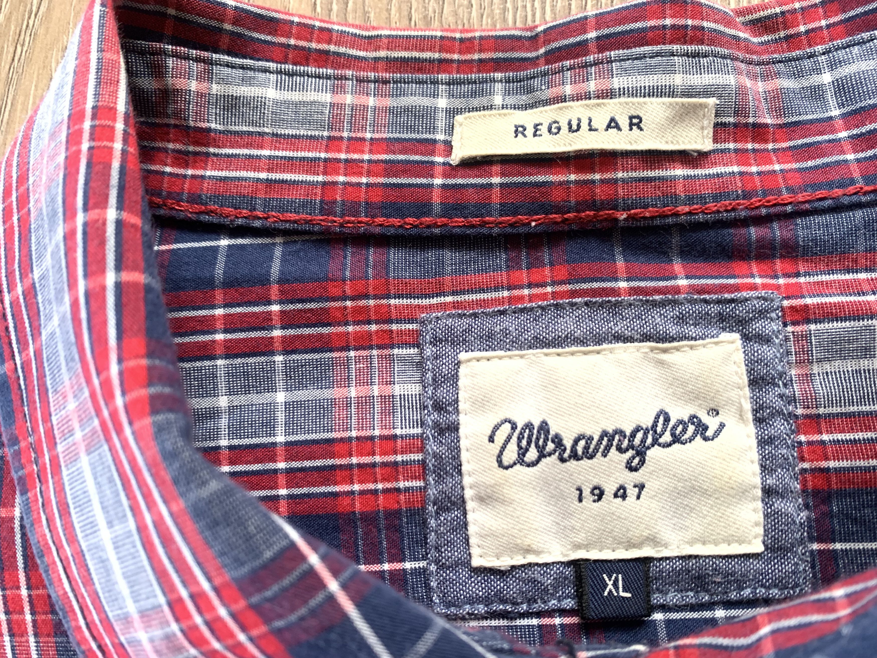 Wrangler Wrangler Plaid Cotton Long Sleeve Shirt Size US XL / EU 56 / 4 - 6 Thumbnail